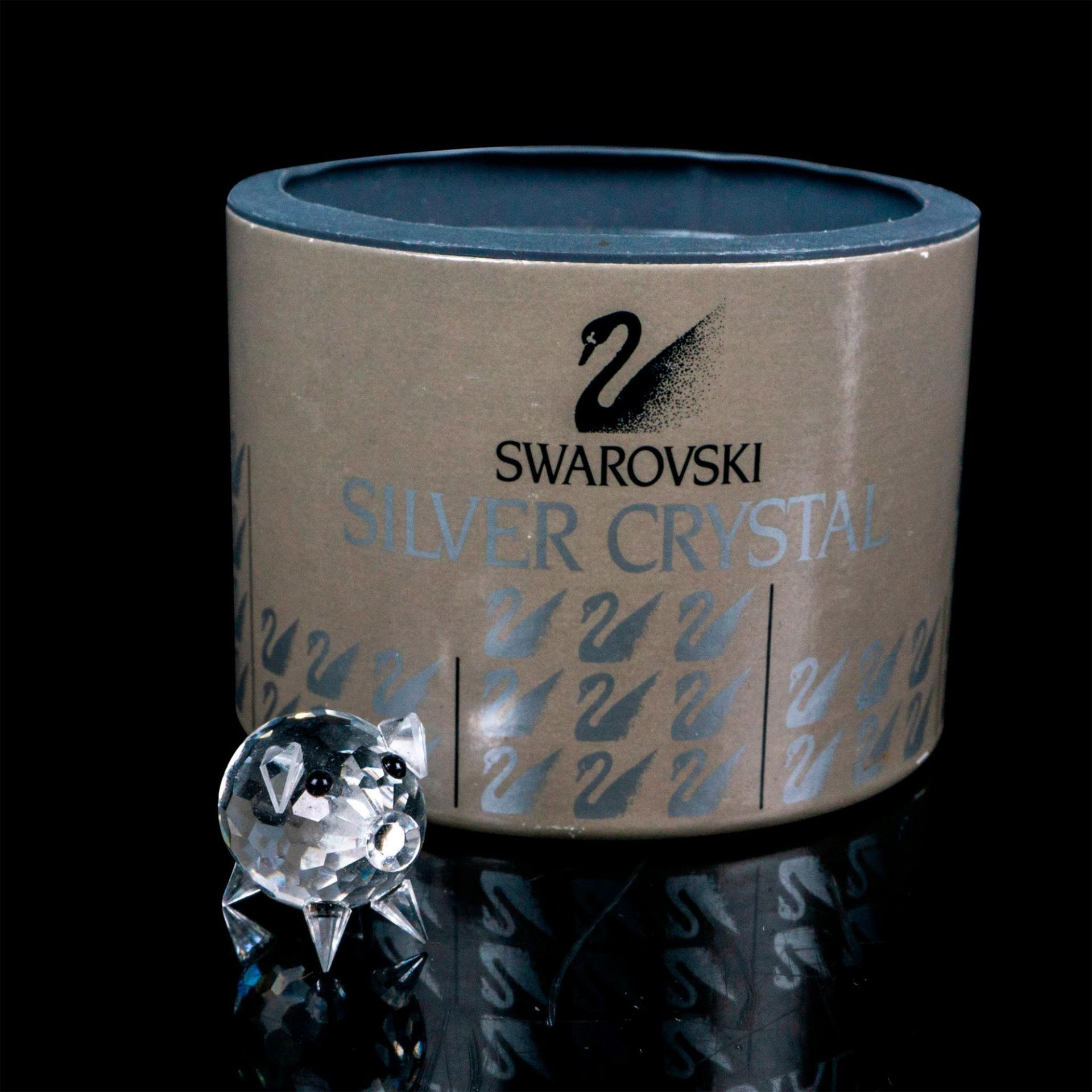 Swarovski Silver Crystal Figurine, Mini Pig - Image 4 of 4