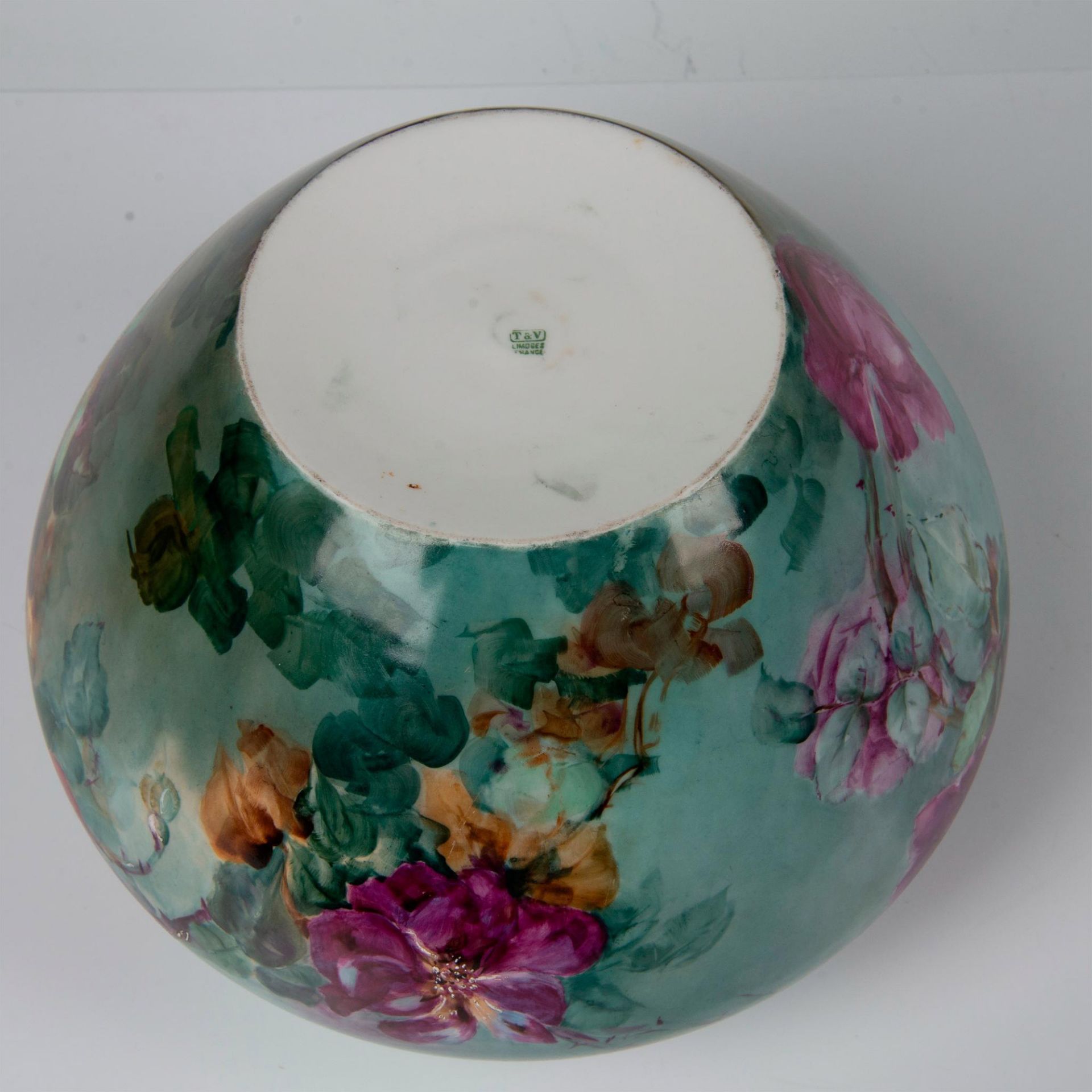 Tressemanes & Vogt Limoges Porcelain Jardiniere - Image 3 of 4