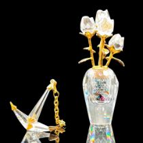 2pc Swarovski Crystal Memories Figurines