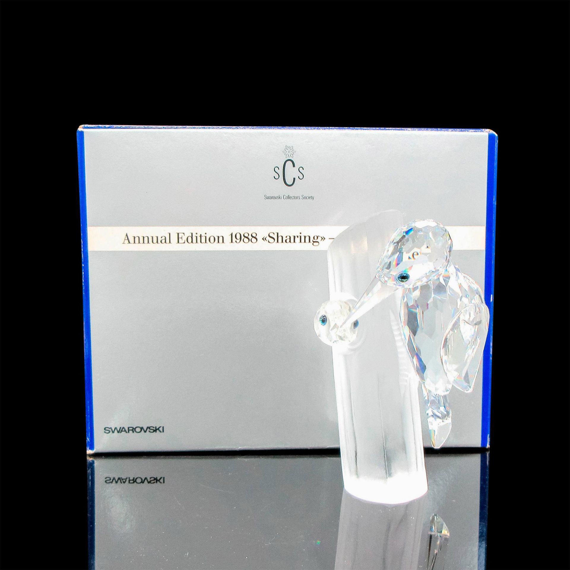 Swarovski Crystal Figurine, Sharing Woodpeckers - Image 4 of 4
