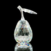 Swarovski Silver Crystal Figurine, Pear