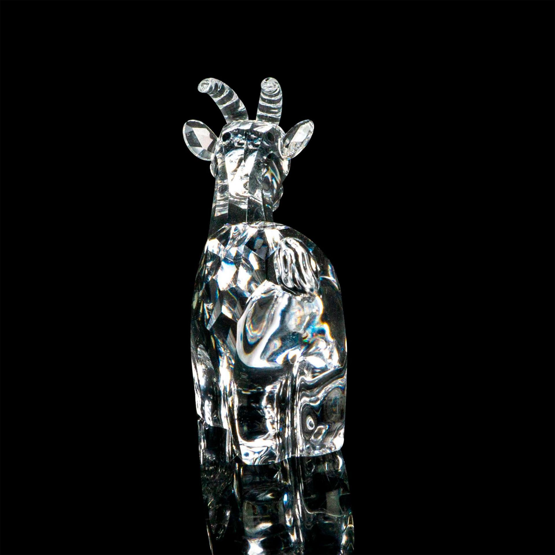 Swarovski Silver Crystal Figurine, Zodiac Goat - Image 2 of 4