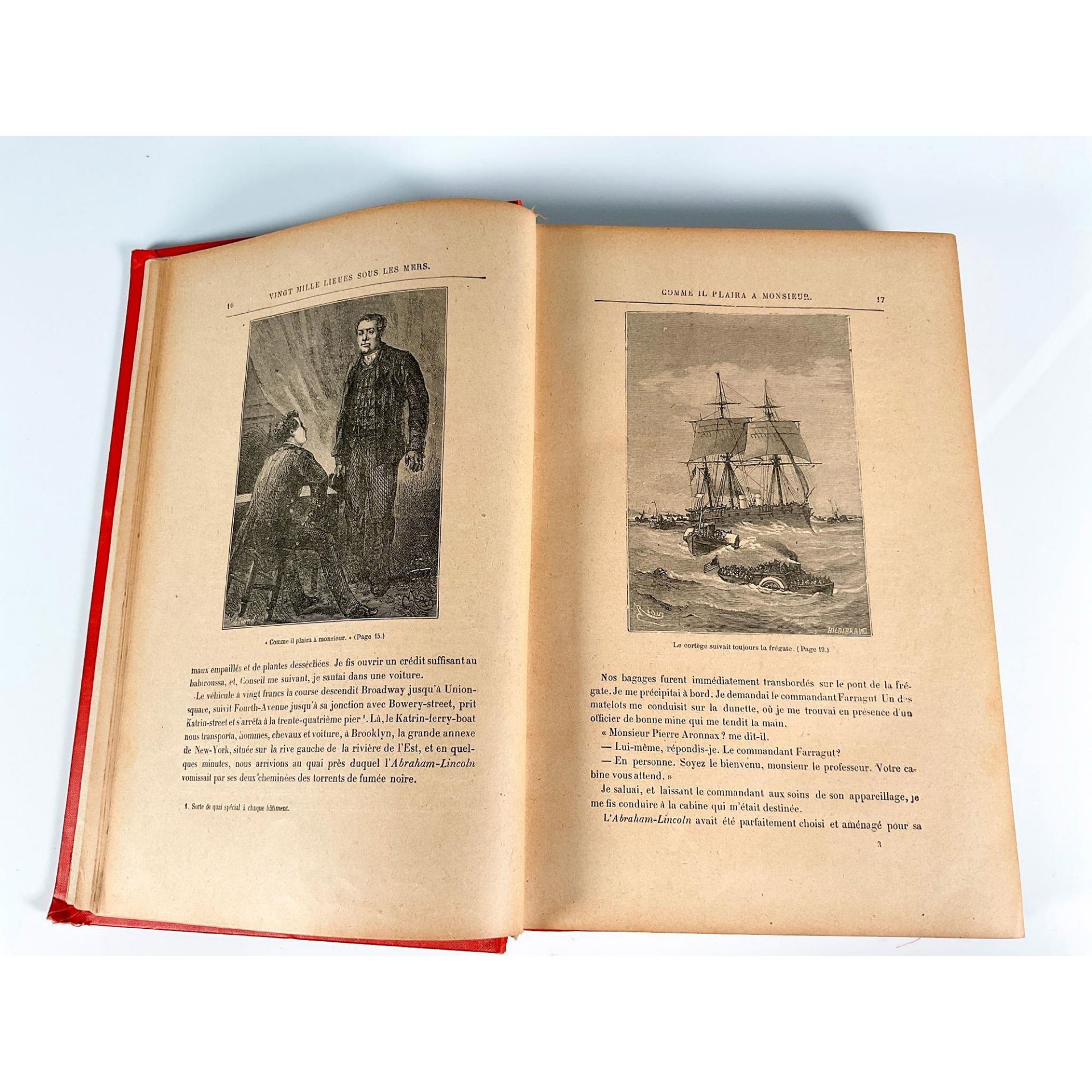 Jules Verne, 20000 Lieues Sous Les Mers, Hachette & Cie - Image 4 of 4
