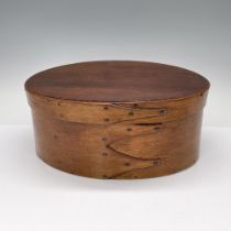 Shaker Oval Wood Box with Lid