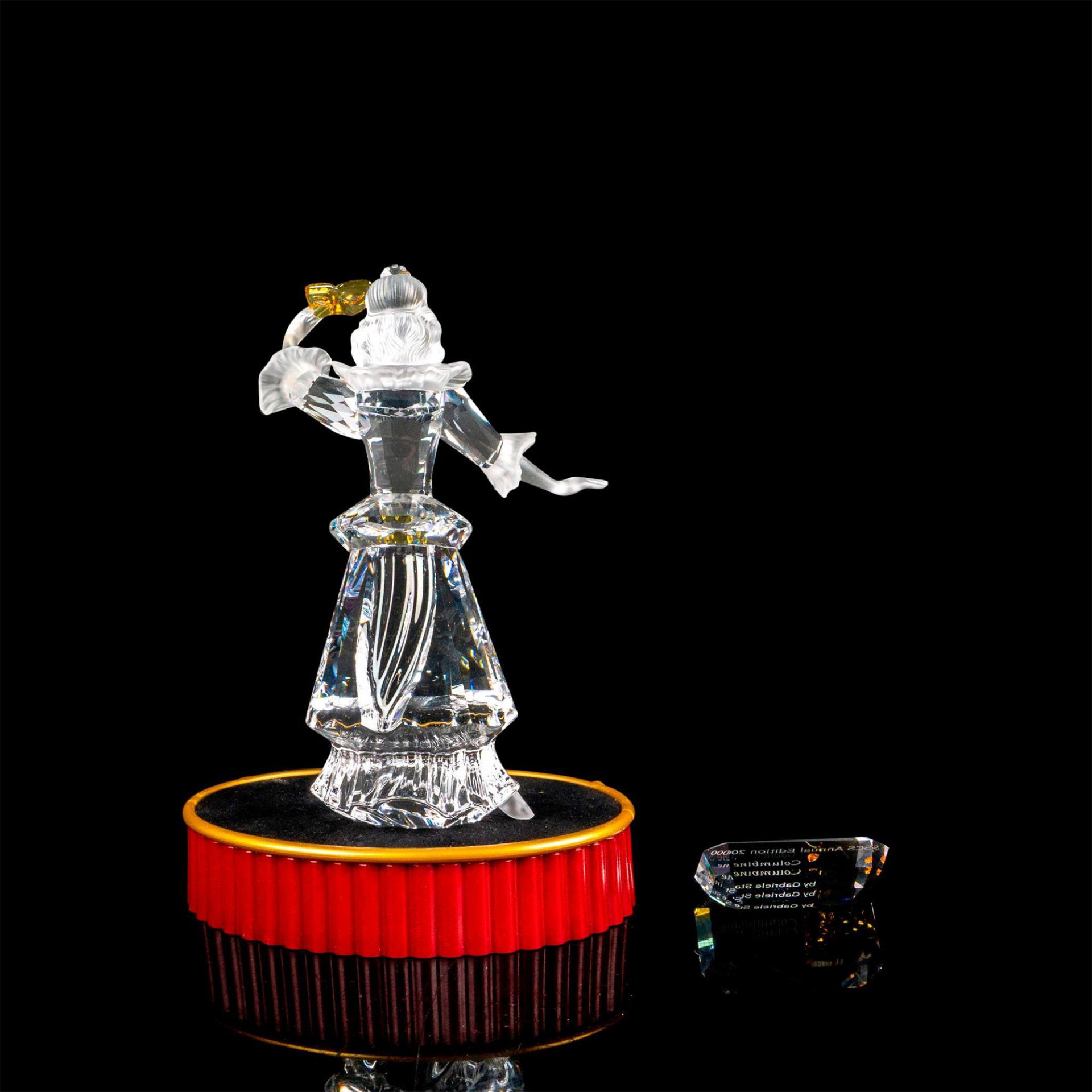 Columbine Swarovski Crystal Figurine w/ Plaque and Base - Bild 2 aus 4