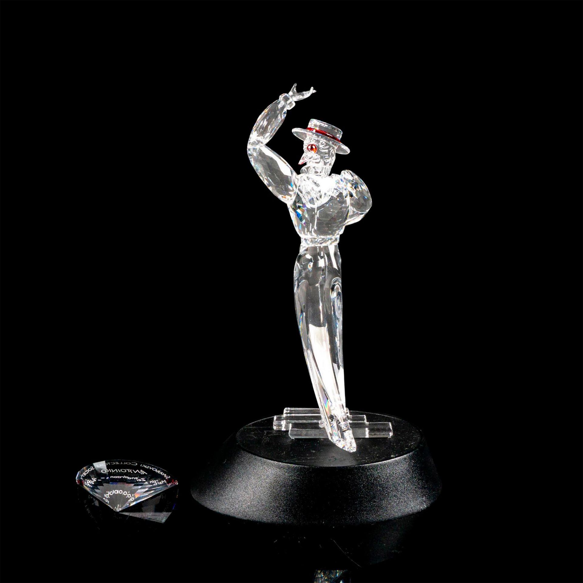 Antonio Swarovski Crystal Figurine w/ Plaque and Base - Bild 2 aus 4