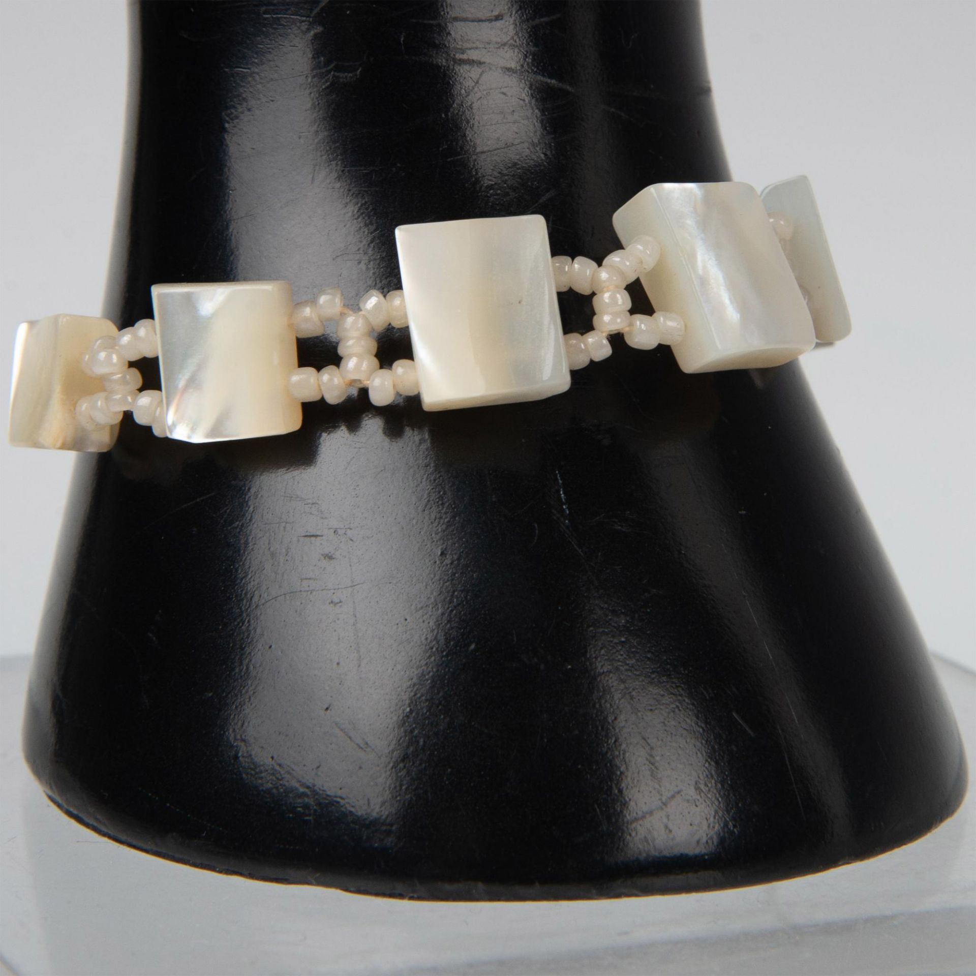 2pc Pearlescent Necklace & Bracelet Set - Bild 4 aus 8