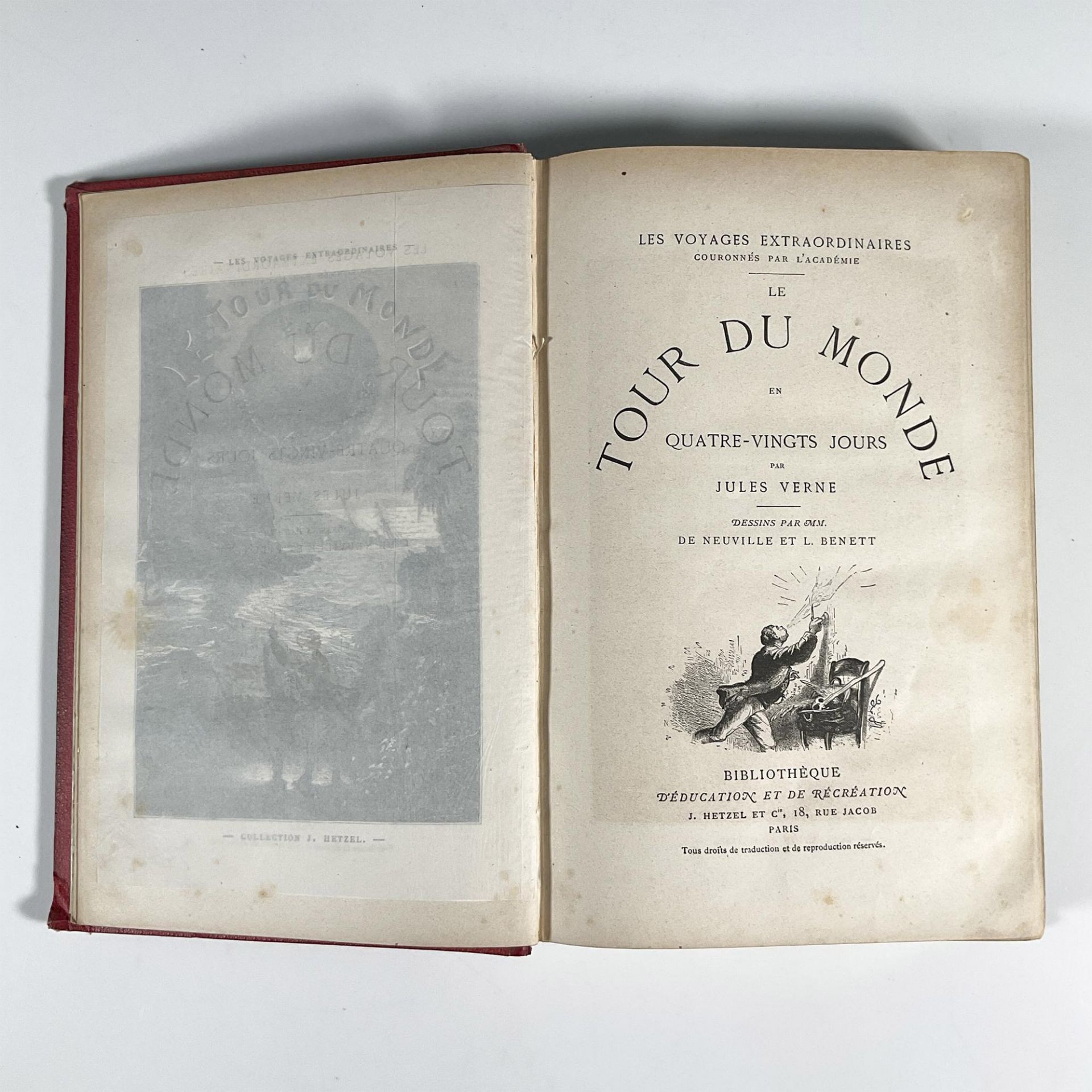 Jules Verne, Le Tour du Monde/Le Doctor Ox, Aux Harpons - Bild 4 aus 4