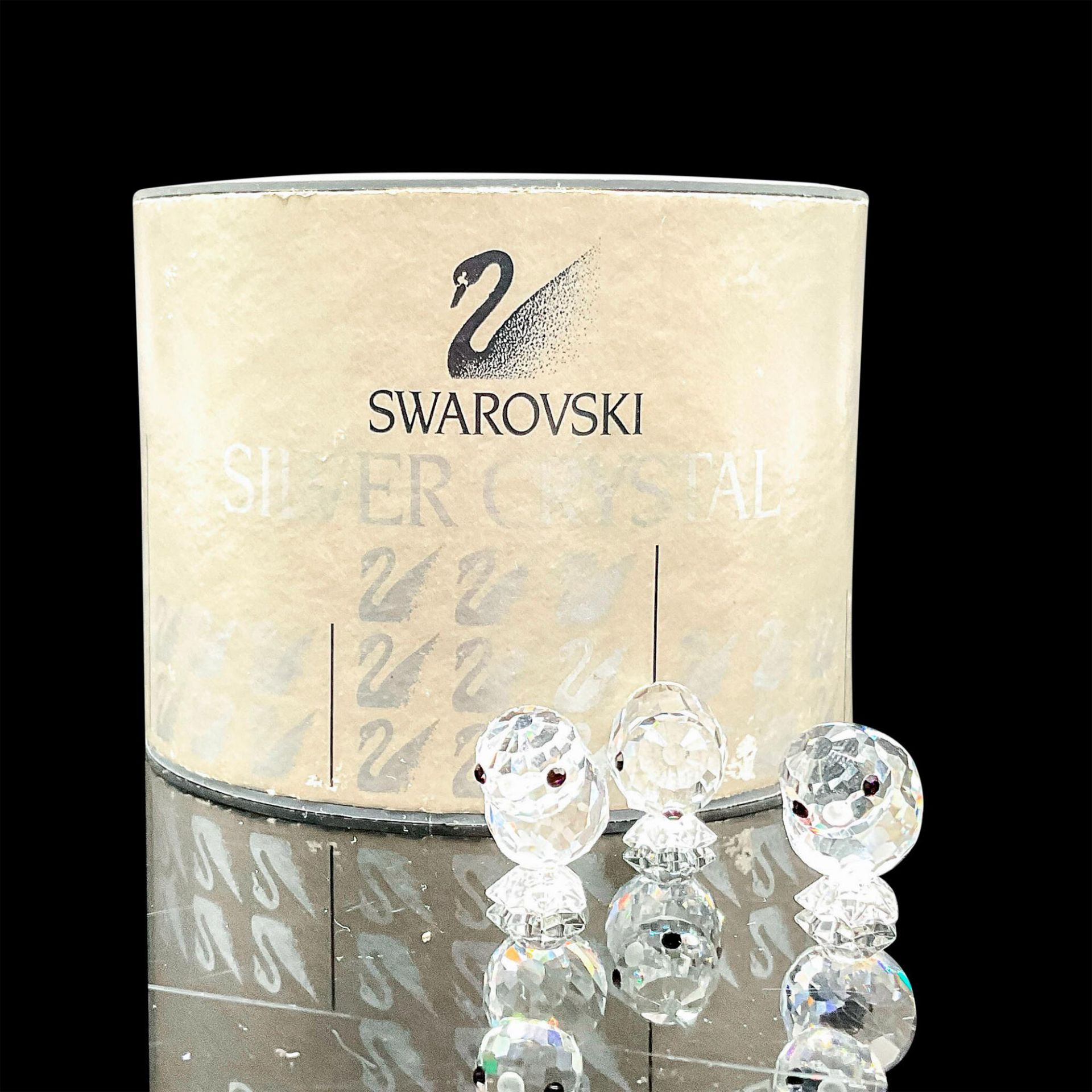 Swarovski Silver Crystal Figurines, Mini Baby Chicks - Bild 2 aus 4