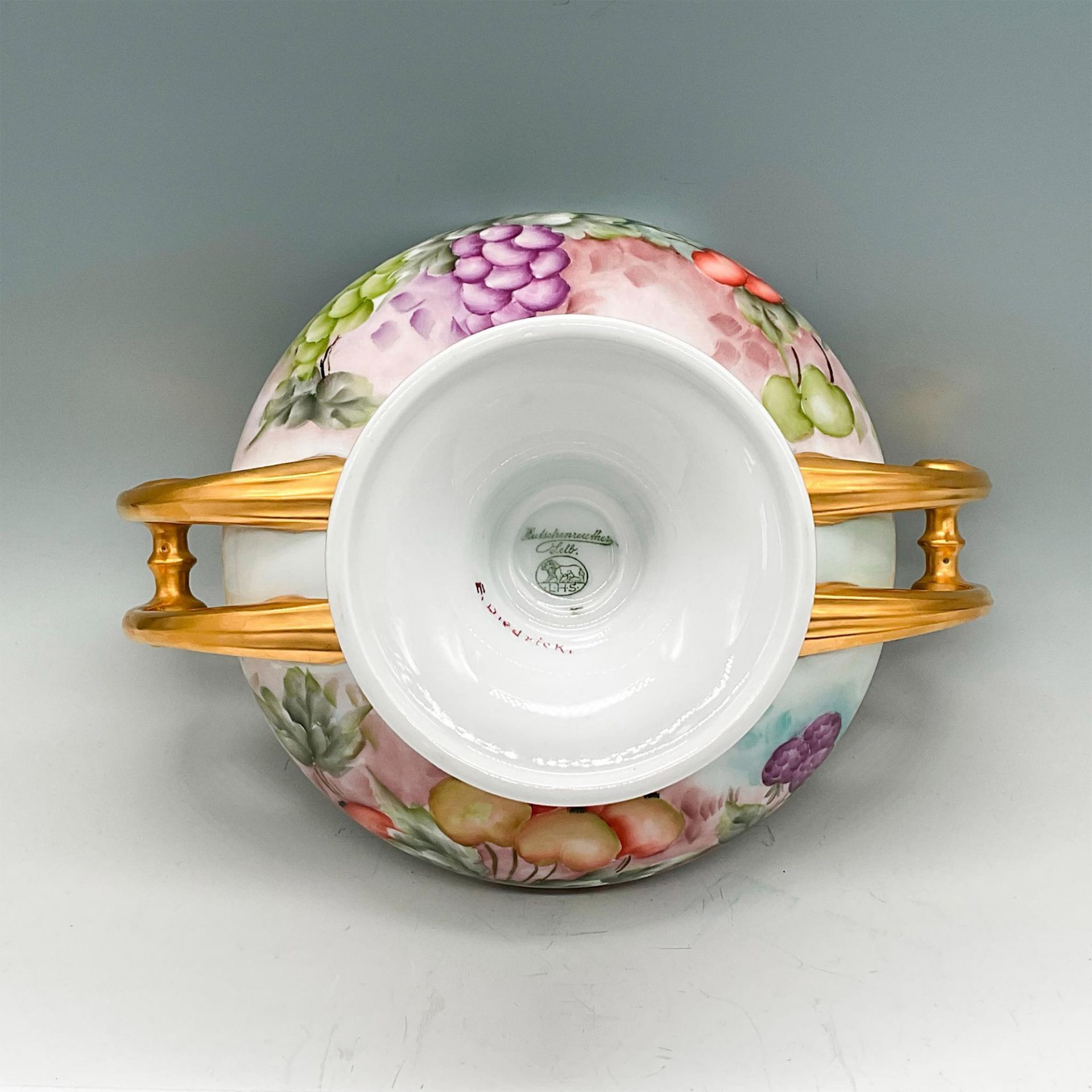 6pc Hutschenreuther Decorative Porcelain Bowl + 5 Cups - Bild 9 aus 10