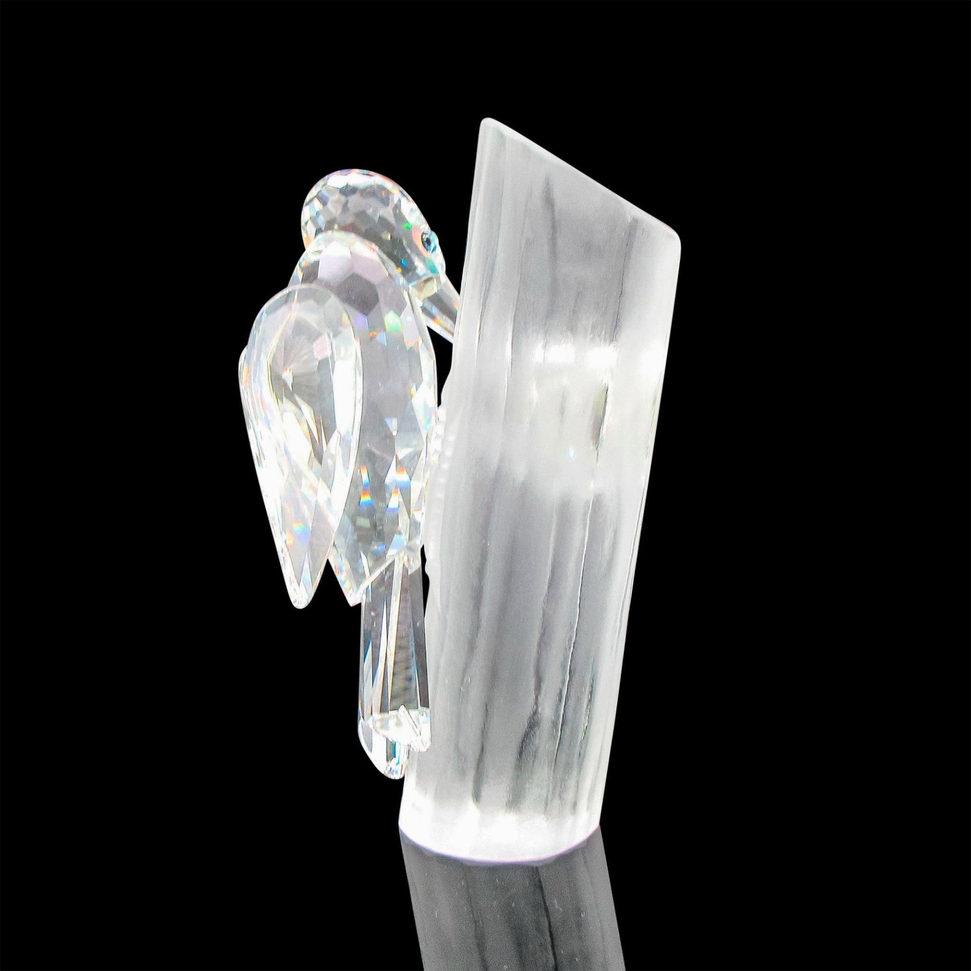 Swarovski Crystal Figurine, Sharing Woodpeckers - Image 2 of 4