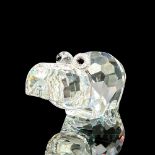 Swarovski Silver Crystal Figurine, Small Hippopotamus