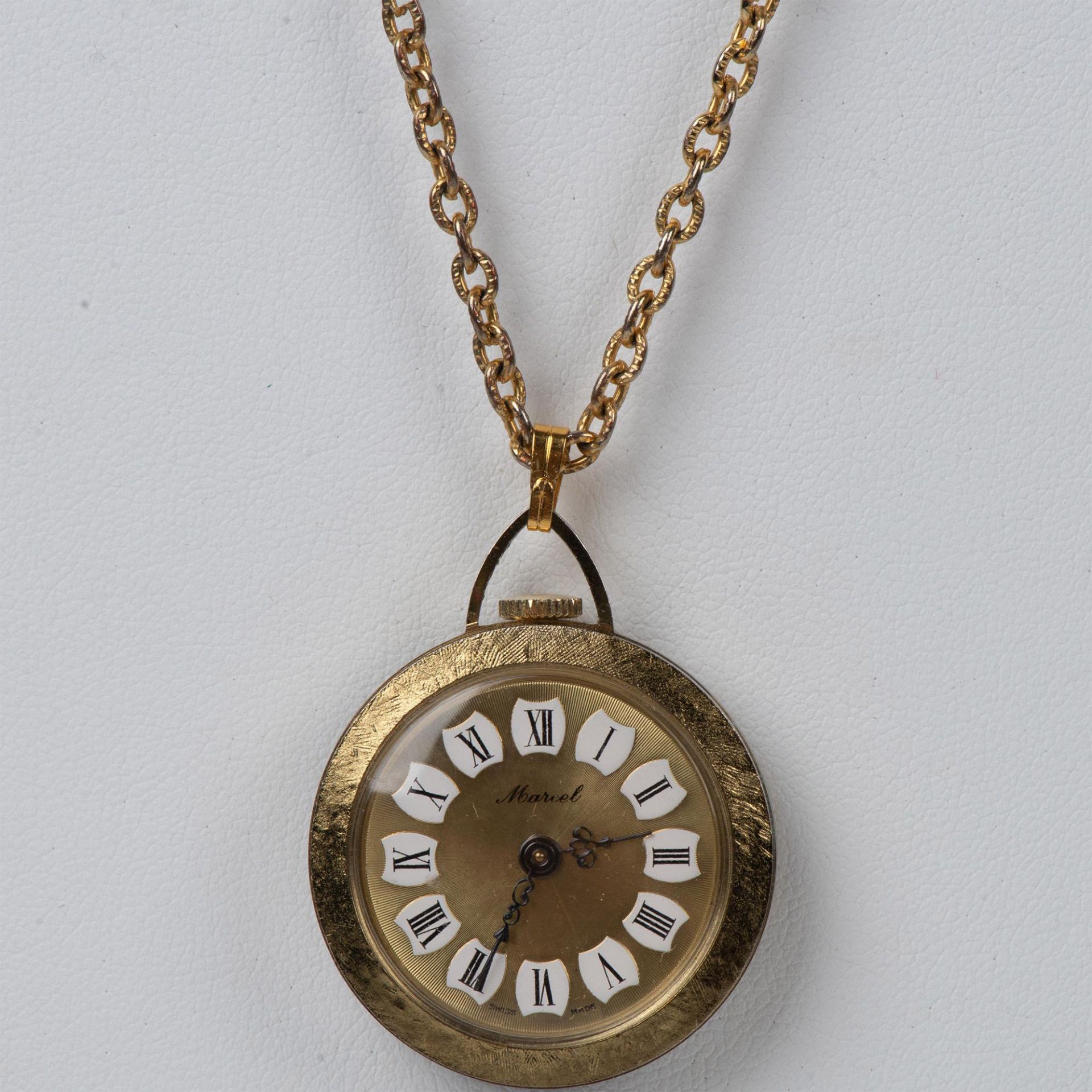 Vintage Marcel Watch Necklace Pendant - Image 10 of 14