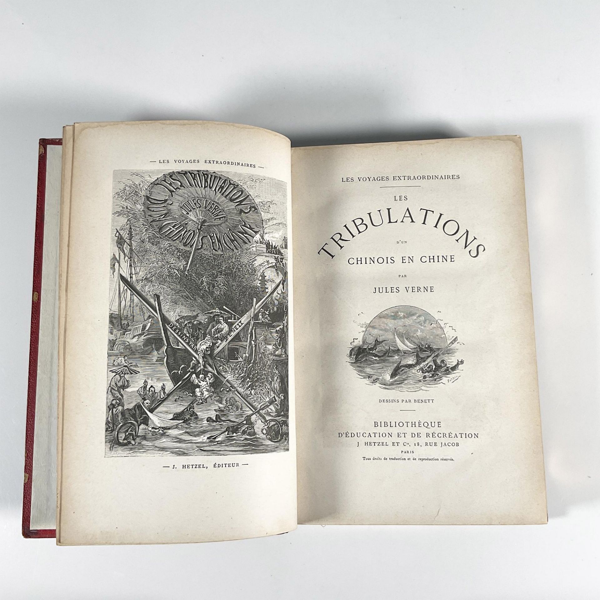 Jules Verne, Tribulations d'un Chinois/La Begum, Aux Harpons - Bild 6 aus 6