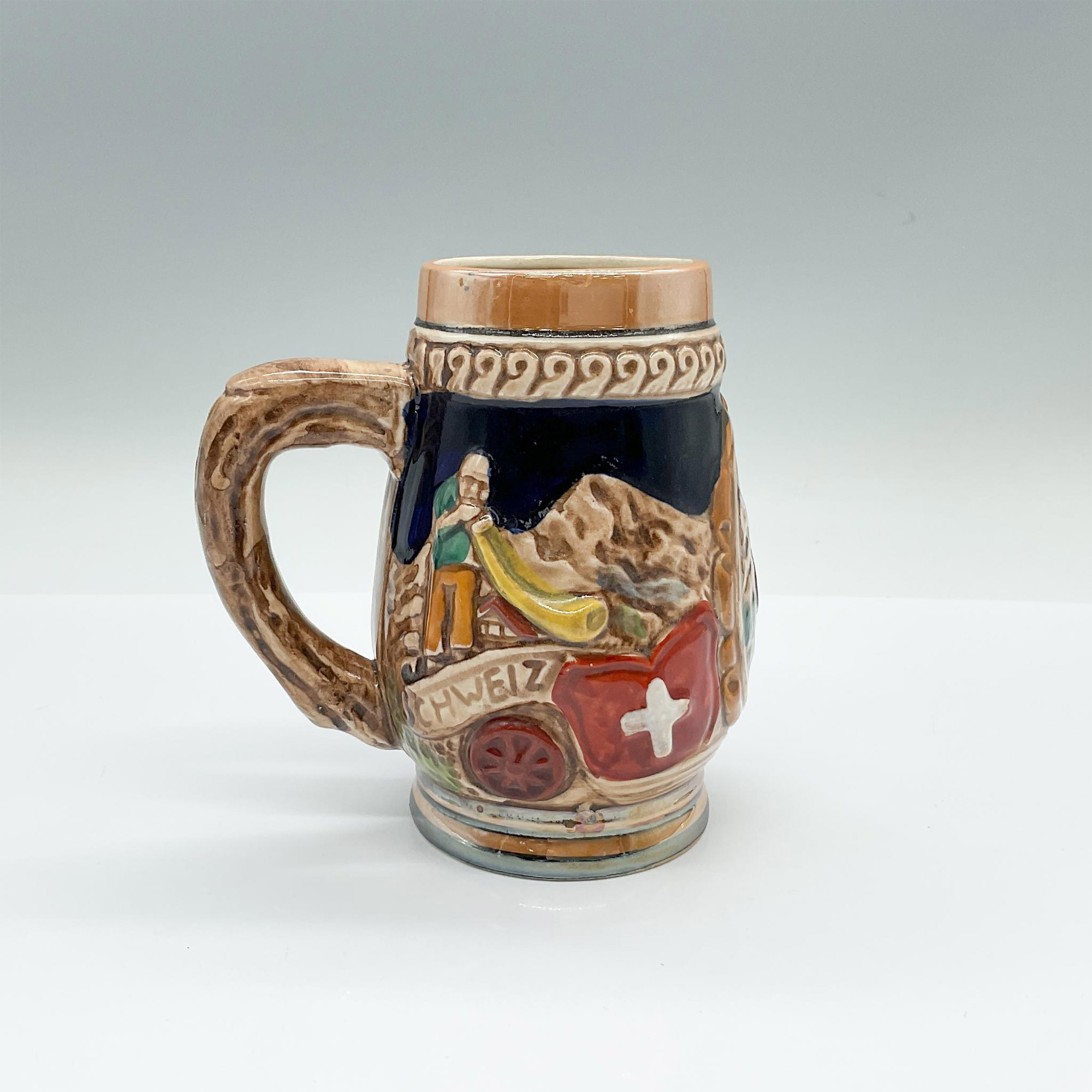 Vintage Switzerland Suisse Schweiz Ceramic Beer Mug - Image 2 of 4