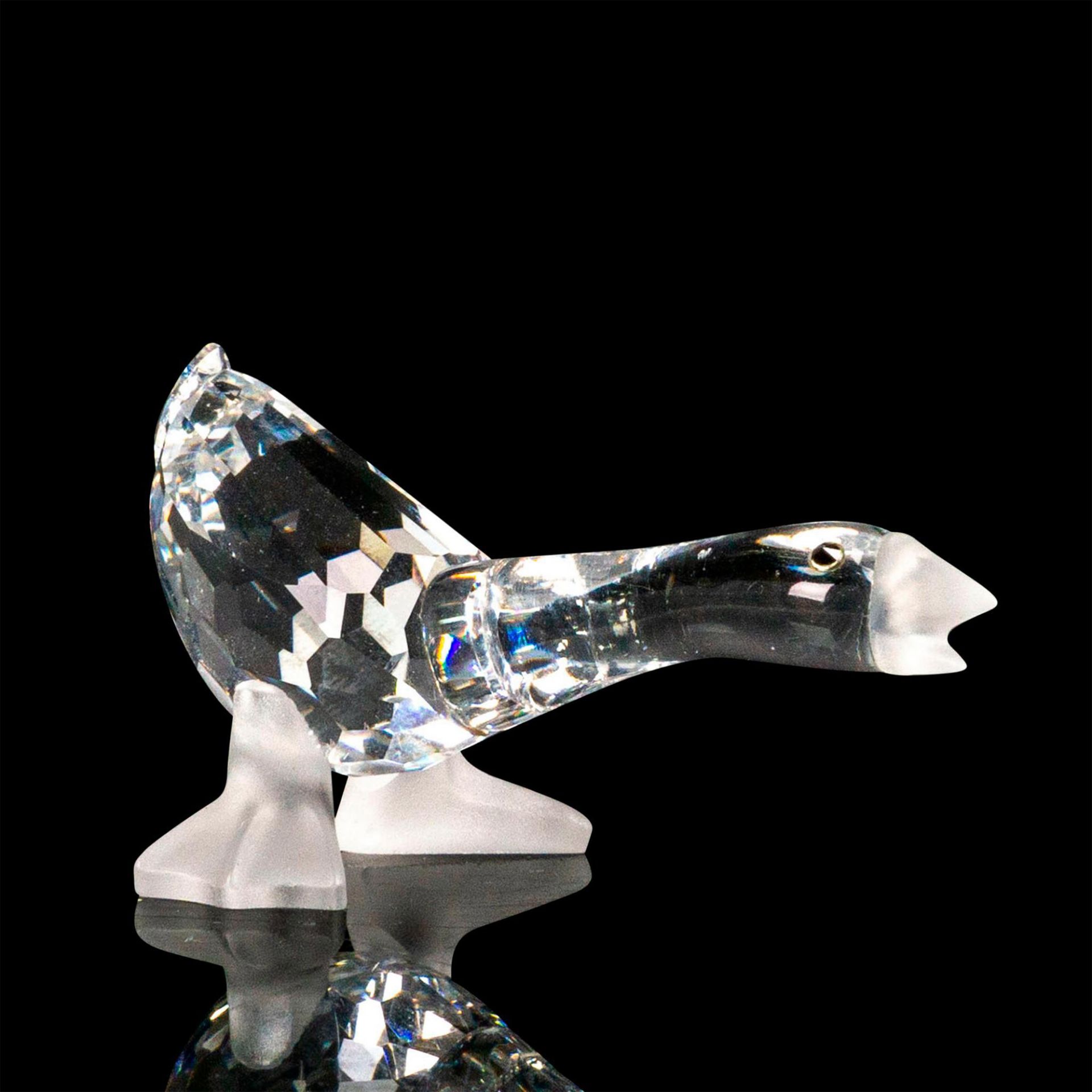 Swarovski Silver Crystal Figurine, Gosling Harry