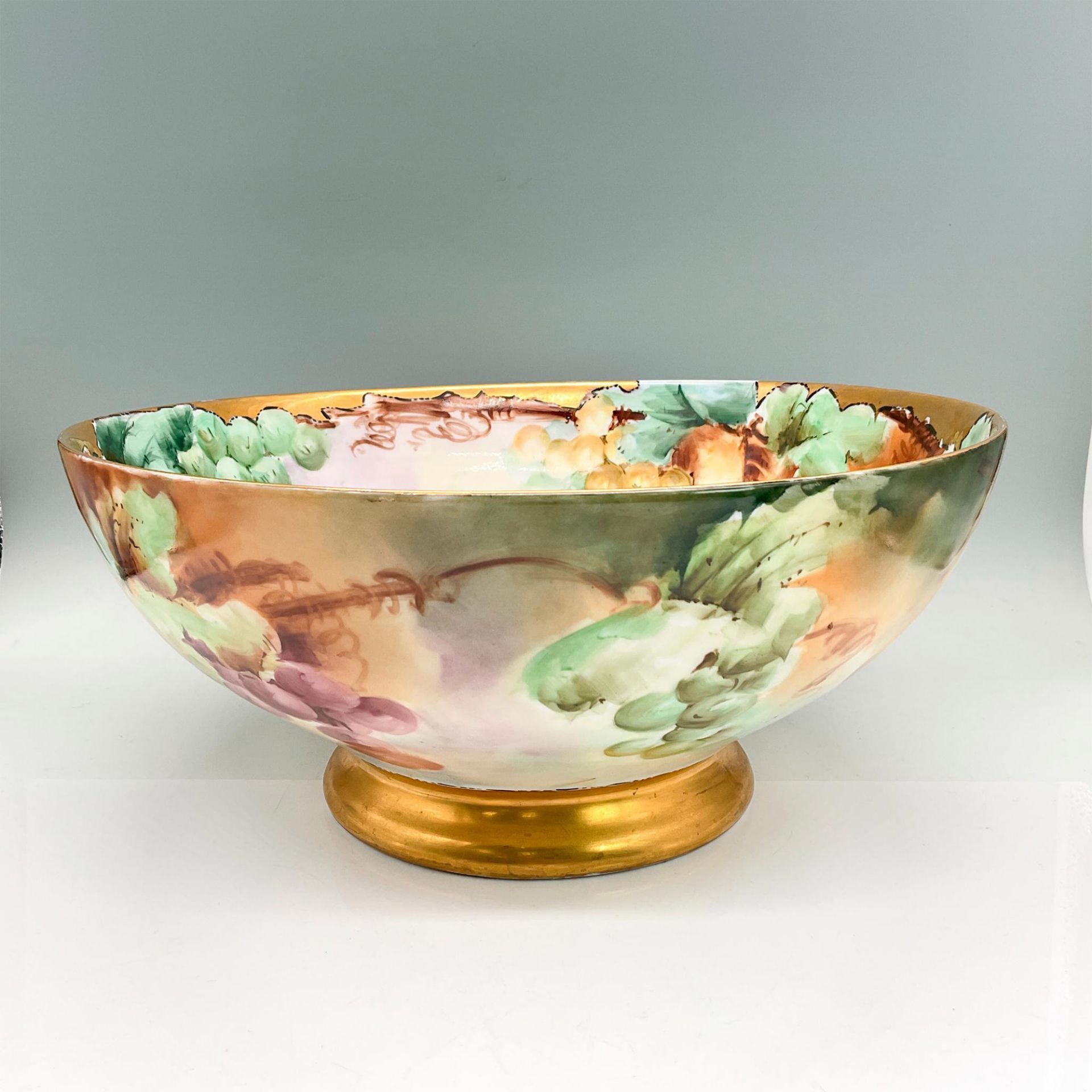 Heinrich & Co. Large Porcelain Bowl, Grapes - Bild 2 aus 4