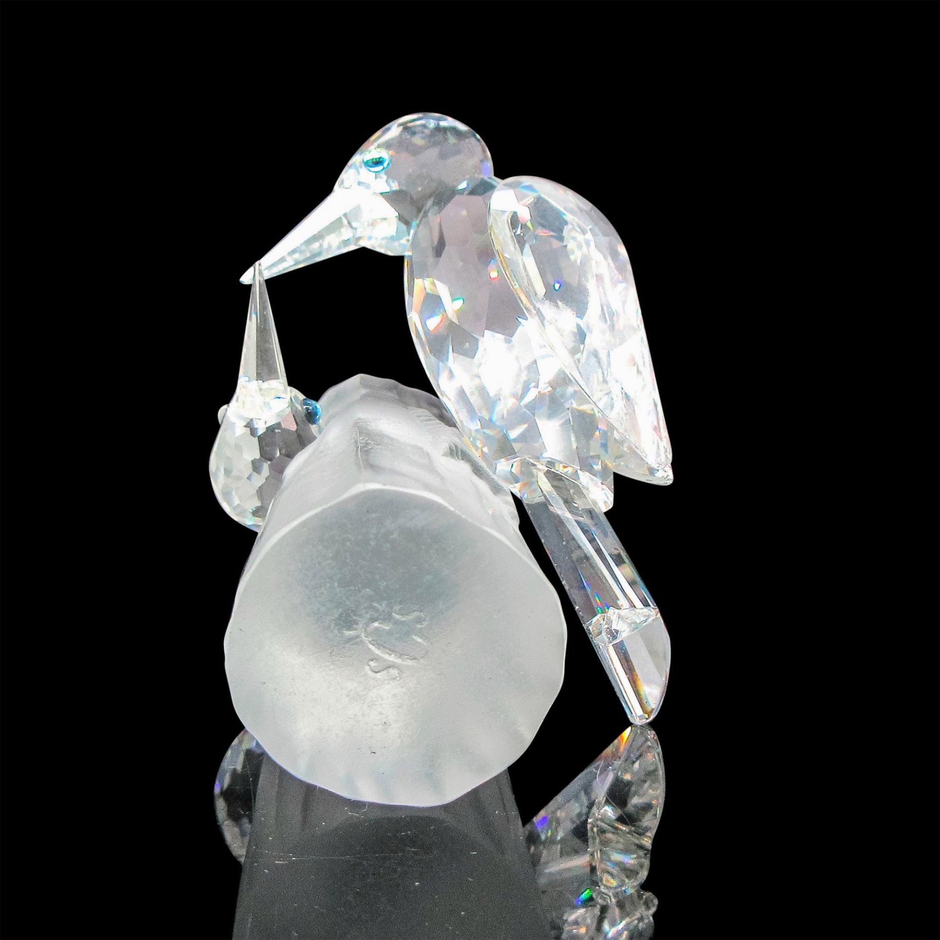 Swarovski Crystal Figurine, Sharing Woodpeckers - Image 3 of 4