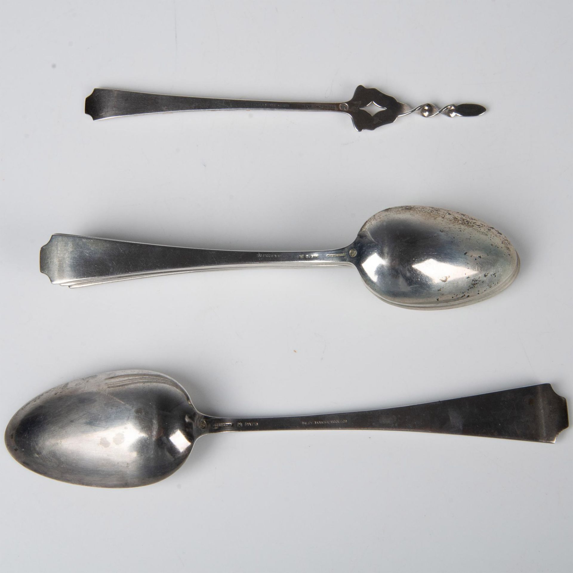 7pc Bailey, Banks, & Biddle Sterling Spoons & Butter Pick - Image 2 of 4