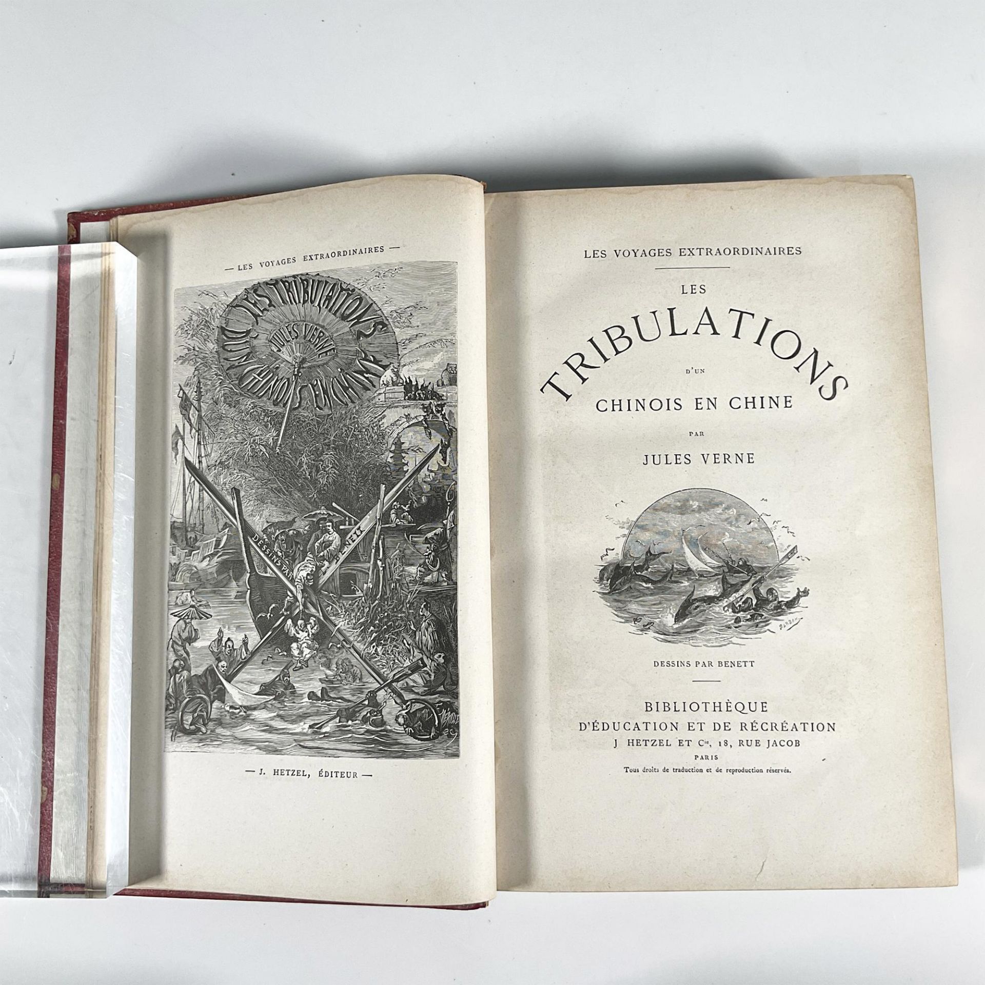 Jules Verne, Tribulations d'un Chinois/La Begum, Aux Harpons - Bild 4 aus 6