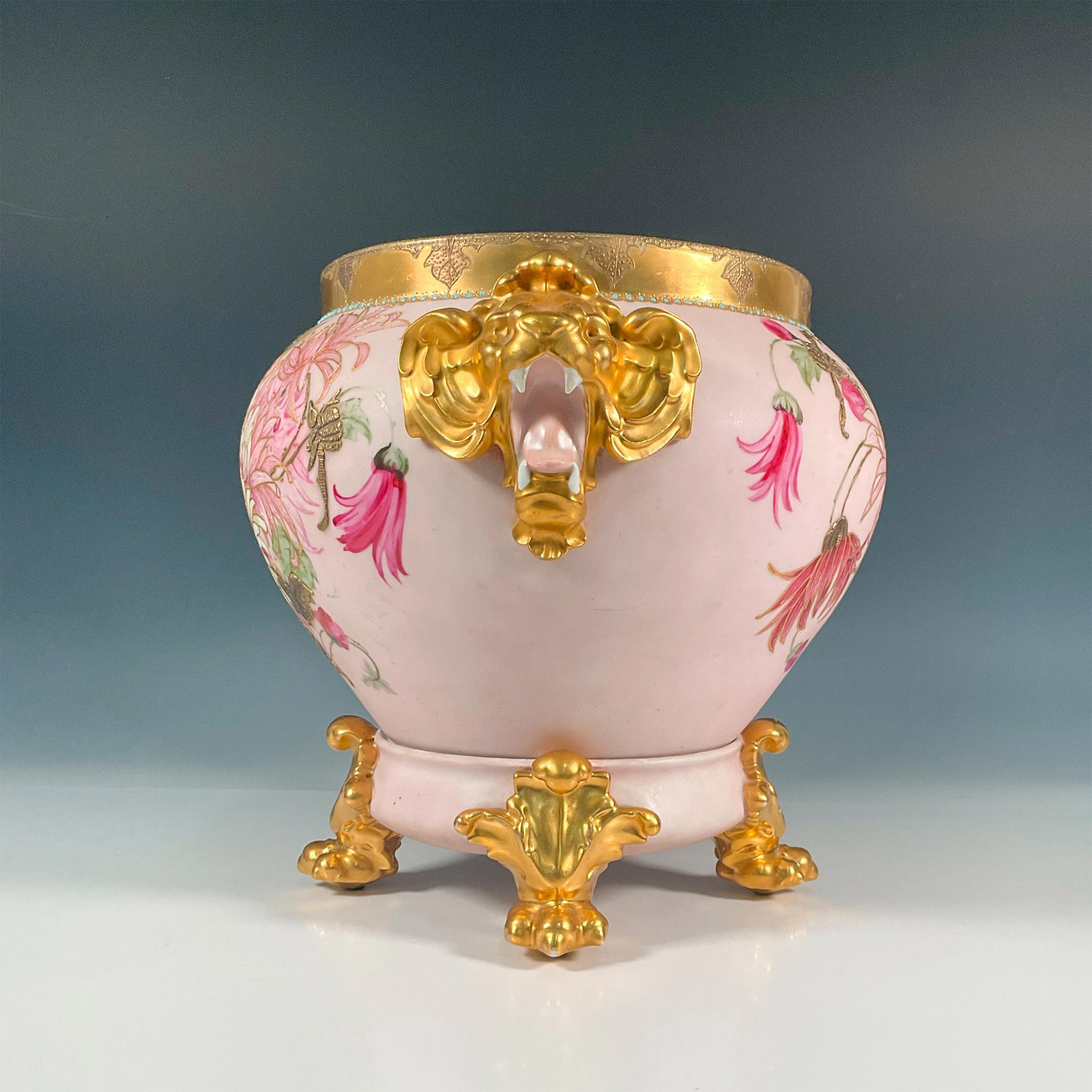 D & C Limoges Jardiniere and Stand - Image 3 of 4