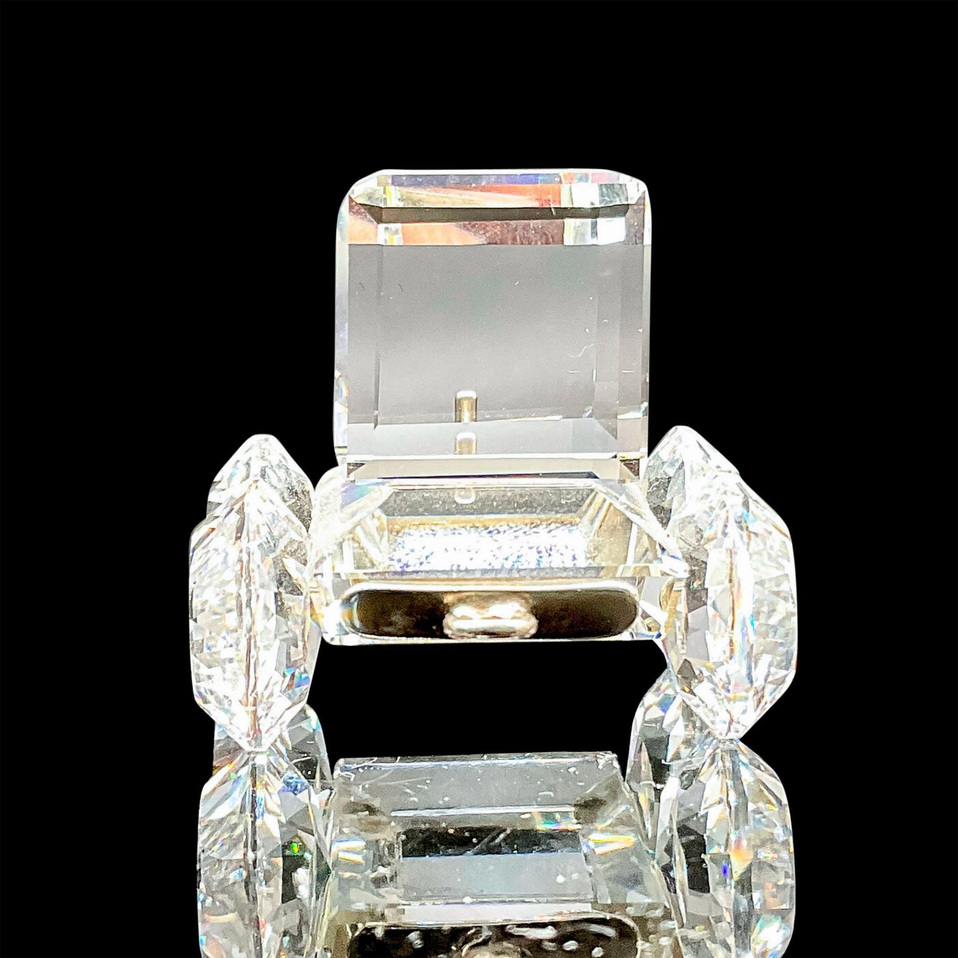 Swarovski Silver Crystal Figurine, Tender Car - Image 3 of 4