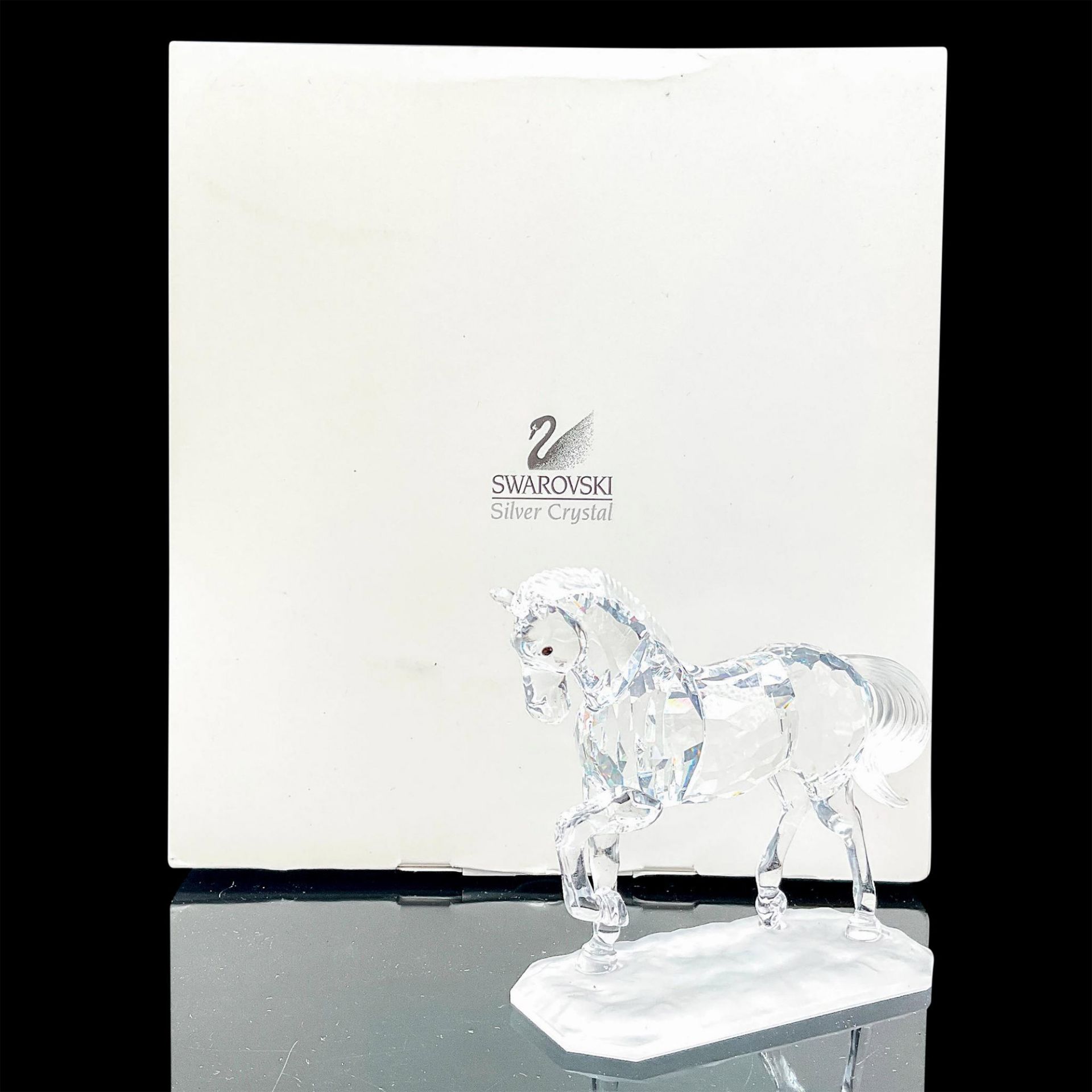 Swarovski Silver Crystal Figurine, Arabian Stallion - Image 2 of 4