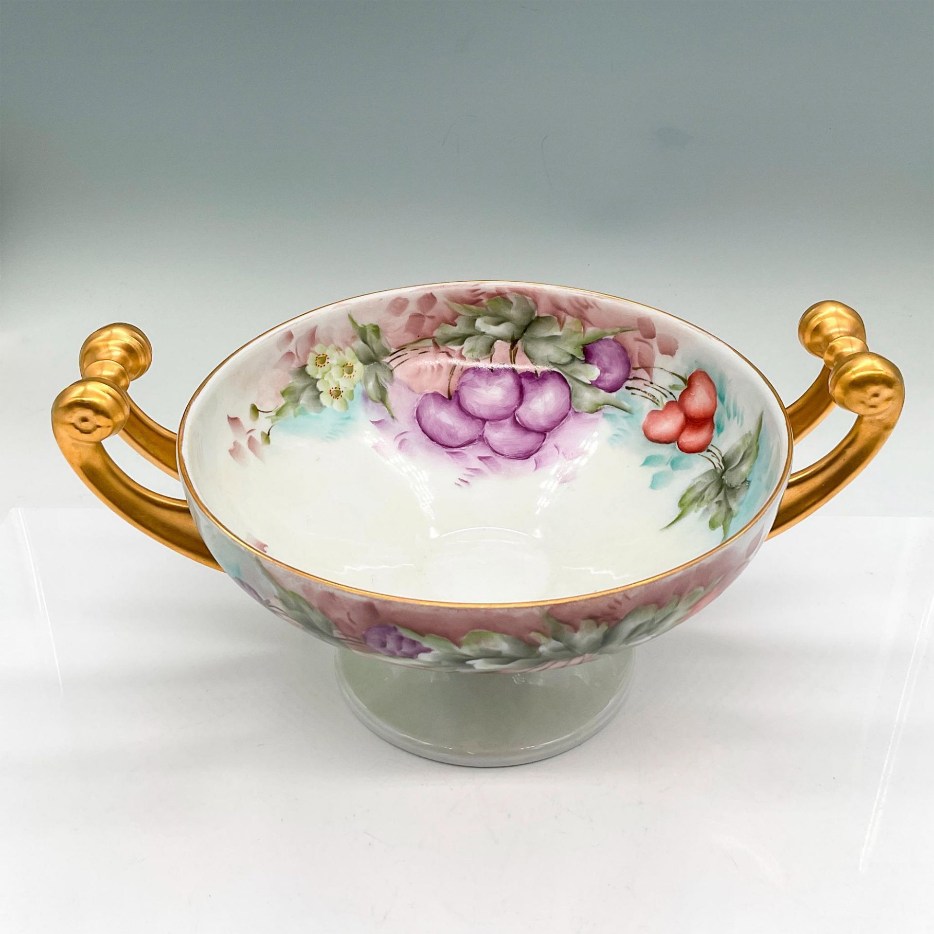 6pc Hutschenreuther Decorative Porcelain Bowl + 5 Cups - Image 3 of 10