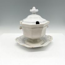 3pc Goodfellow + C. Meigh & Sons Ironstone Lidded Tureen