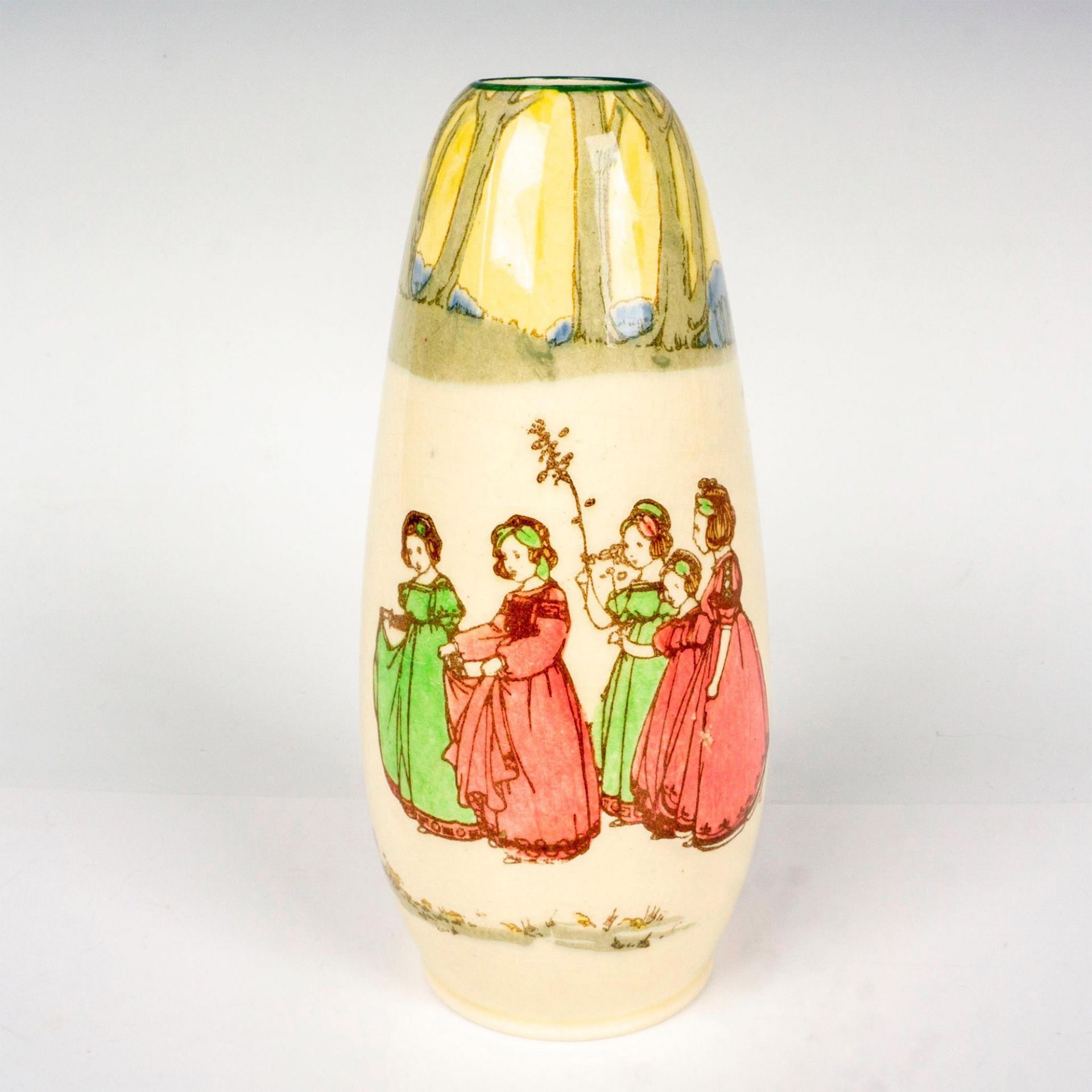 Royal Doulton Series Ware Vase, Springtime D3119