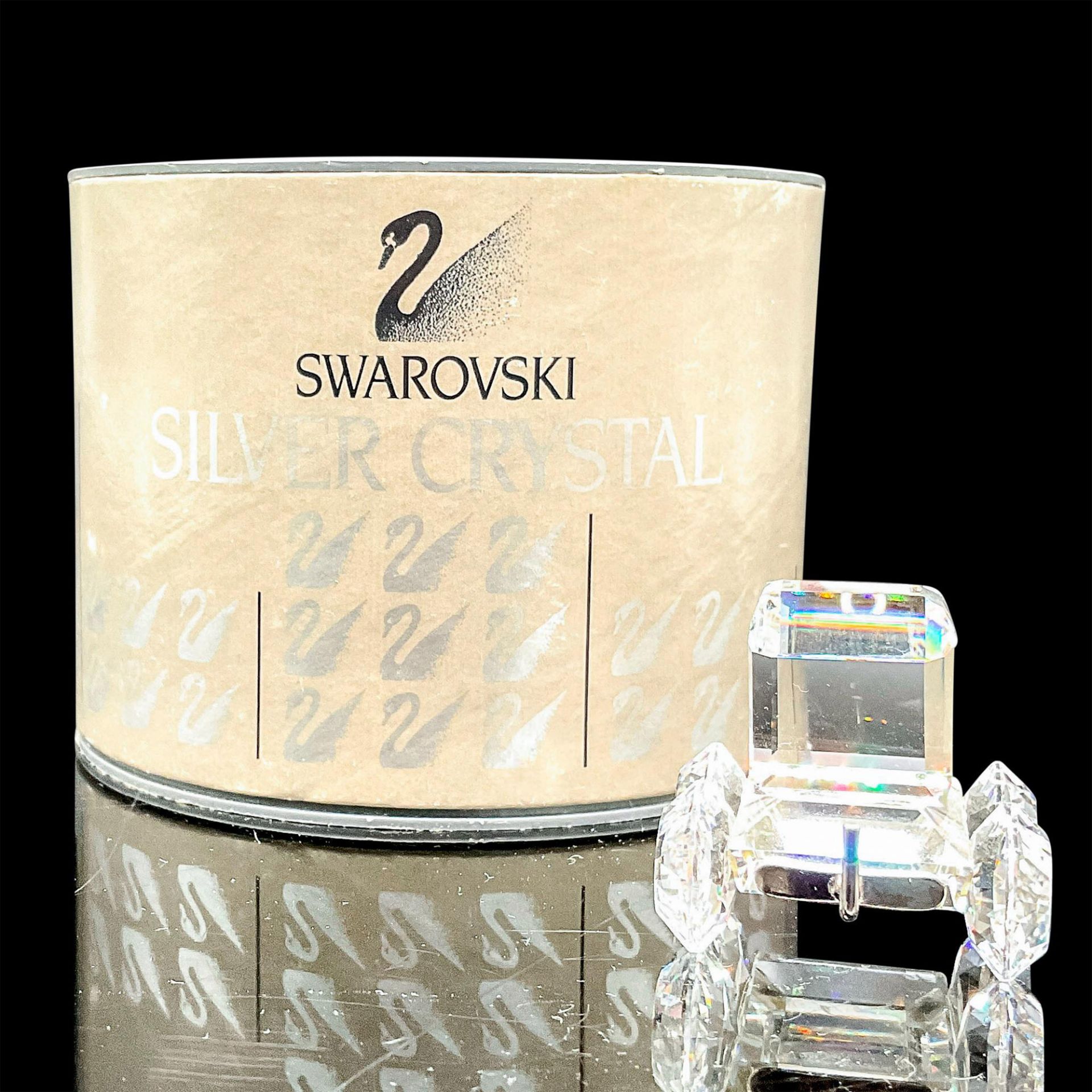 Swarovski Silver Crystal Figurine, Tender Car - Image 2 of 4