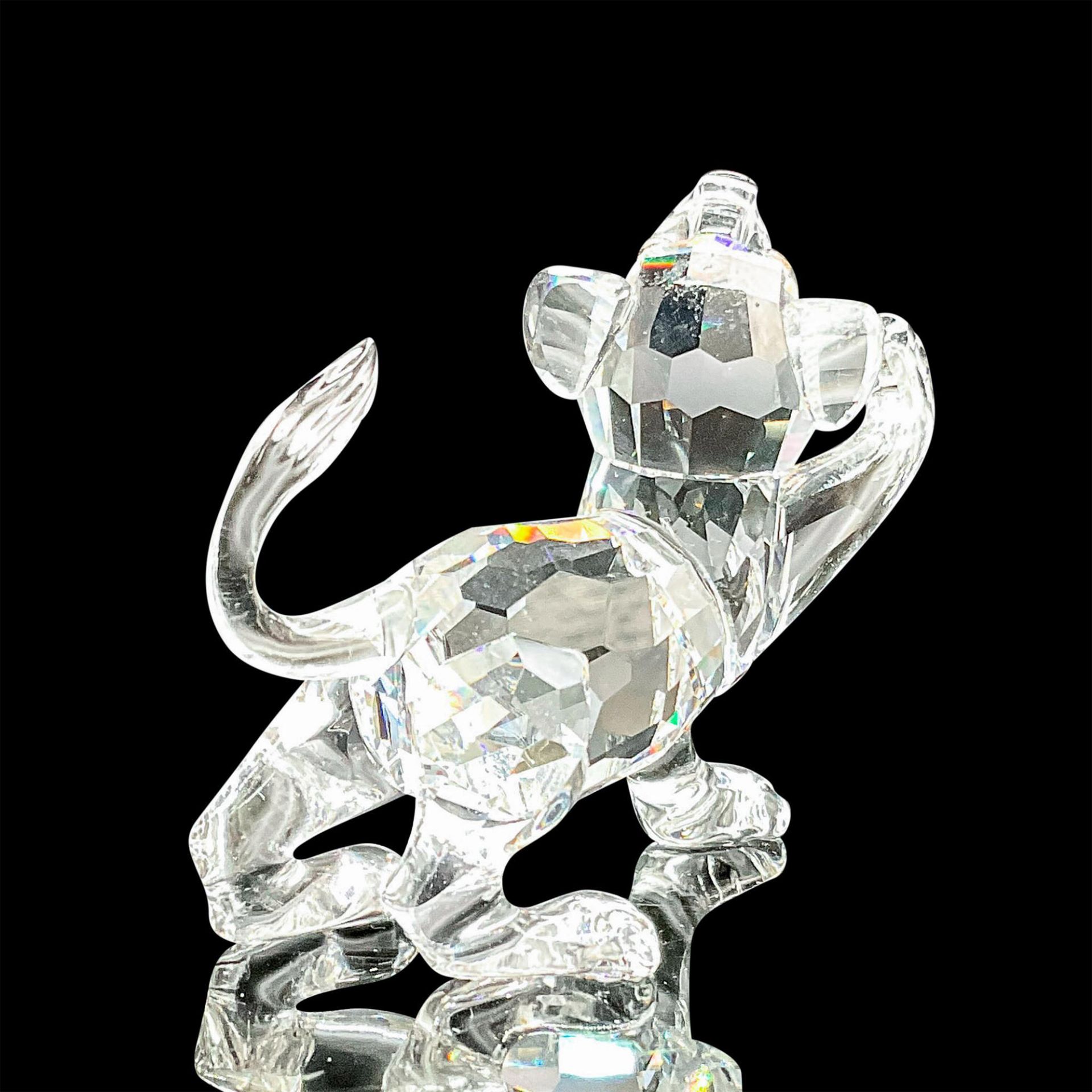 Swarovski Silver Crystal Figurine, Lion Cub - Image 3 of 4