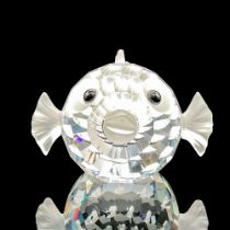Swarovski Silver Crystal Figurine, Large Blowfish