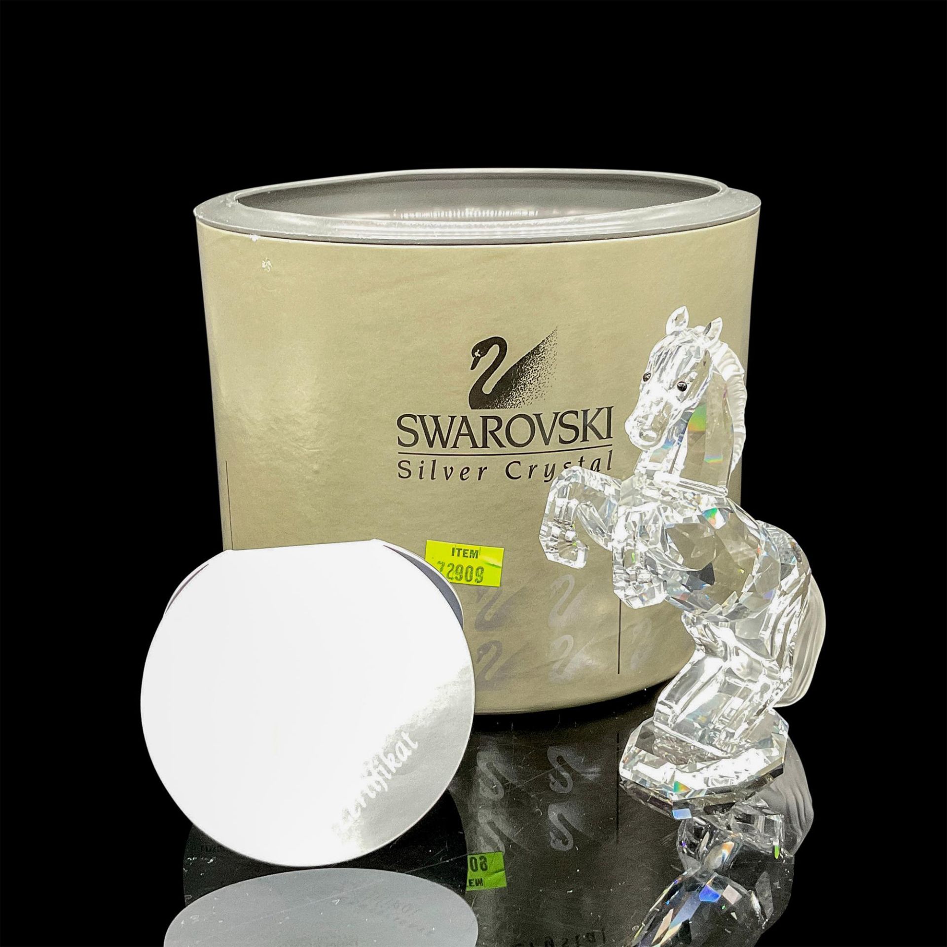 Swarovski Silver Crystal Figurine, White Stallion - Bild 4 aus 4