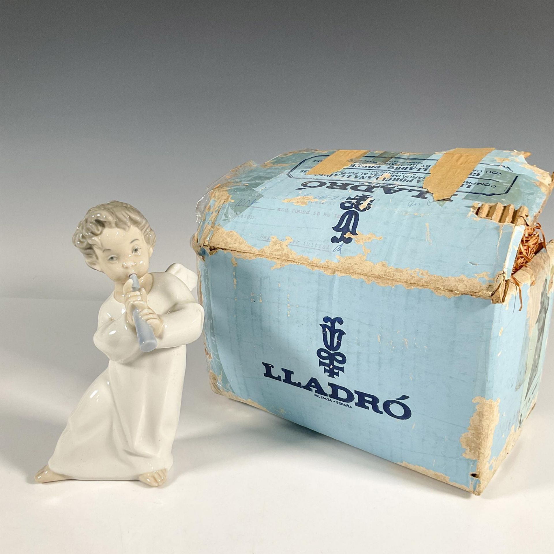 Angel with Flute 1004540 - Lladro Porcelain Figurine - Bild 4 aus 4