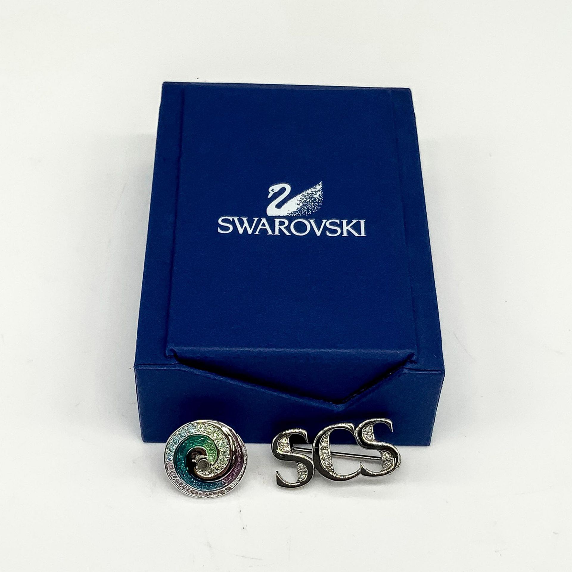 2pc Swarovski Crystal Cute Little Pins - Image 3 of 3