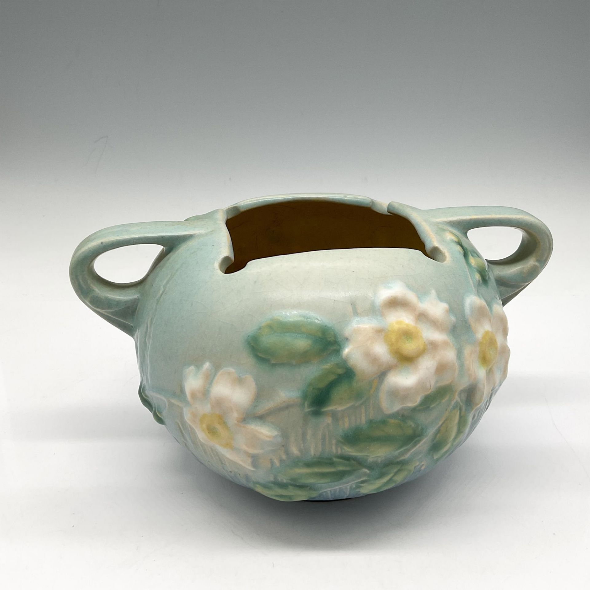 Roseville Pottery Clematis Two Handled Vase - Bild 2 aus 3