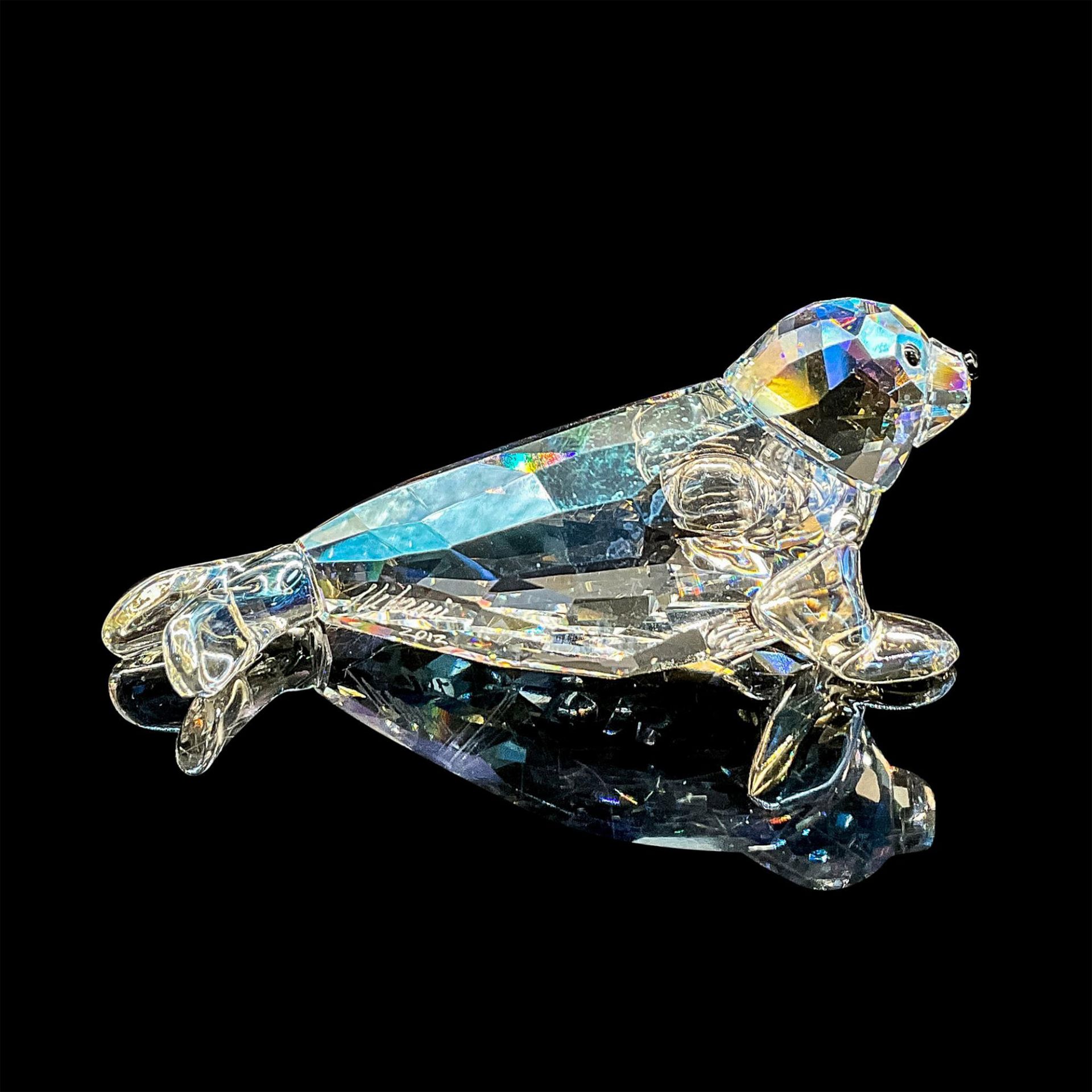 Swarovski Crystal Figurine, Baby Seal 2012 - Image 3 of 5