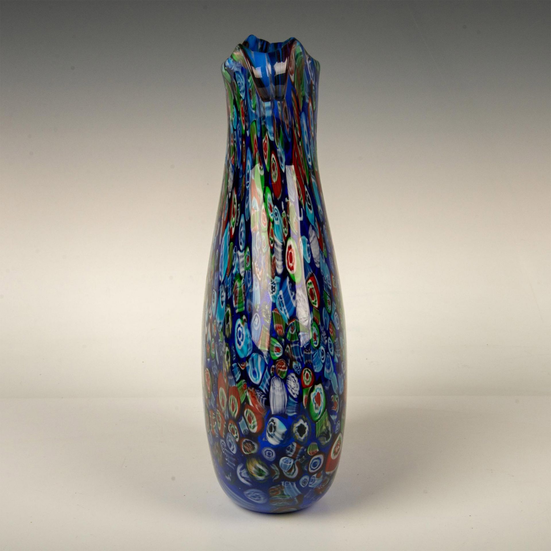Murano Art Glass Millefiori Vase - Bild 2 aus 4