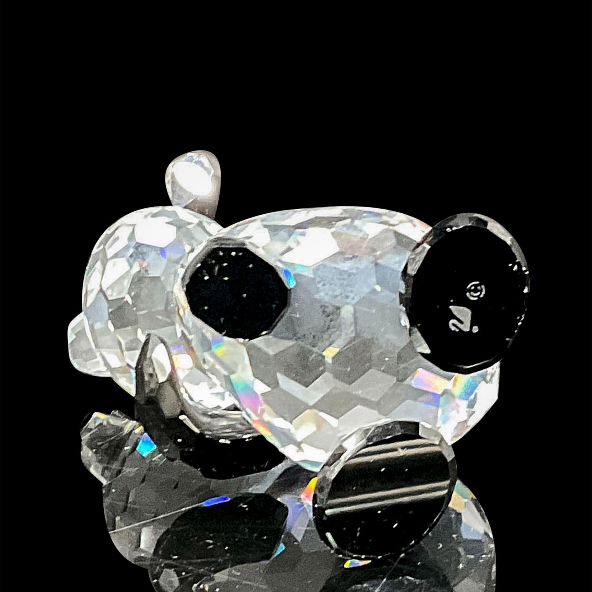 Swarovski Silver Crystal Figurine, Mother Panda - Image 3 of 4