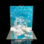 Swarovski Crystal Sculpture + Plaque, Eternity