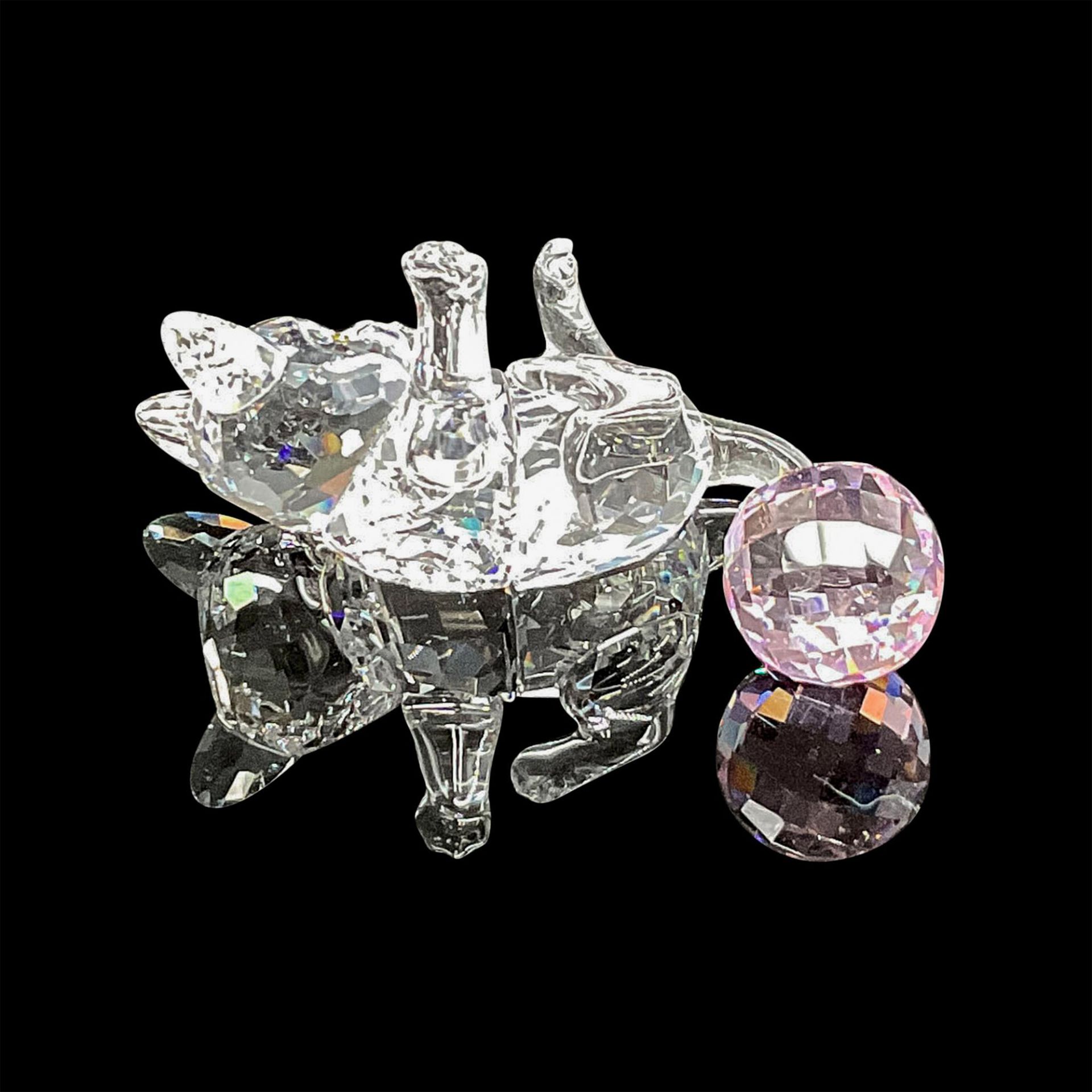 Swarovski Crystal Figurine, Kitten Lying - Image 2 of 4