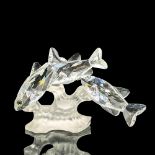 Swarovski Silver Crystal Figurine, Three South Sea Fish