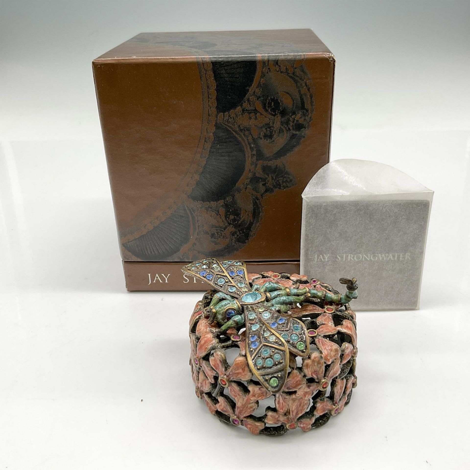 Jay Strongwater Paradise Dragonfly Candle Cover, Leah - Image 4 of 4