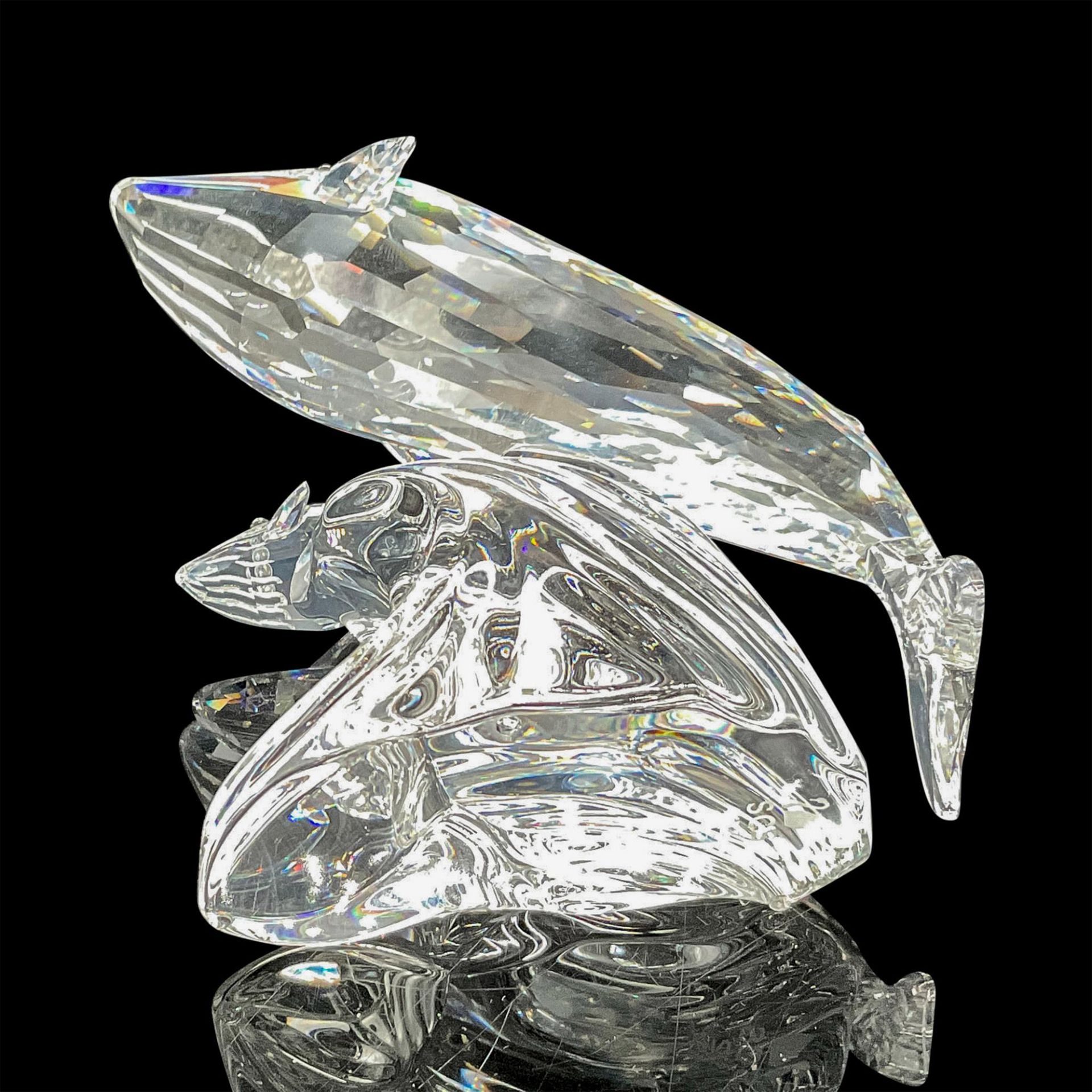 Swarovski Crystal Society Figurine, Care for Me The Whales - Image 3 of 4