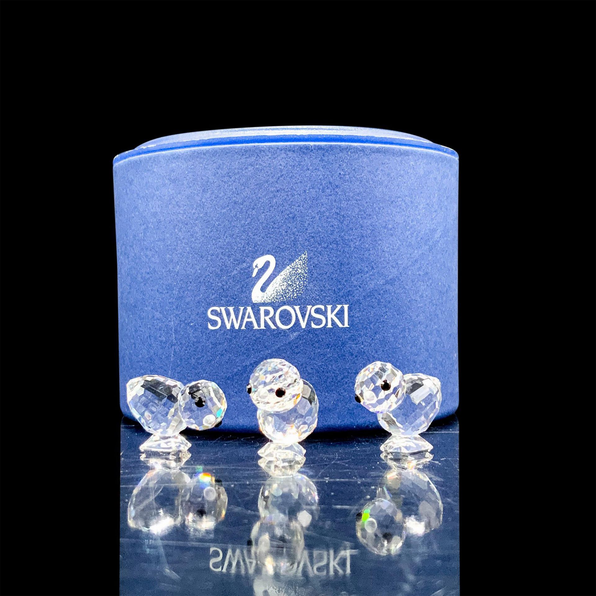 Swarovski Crystal Figurines, Mini Chicks 014824 3pc - Image 4 of 4