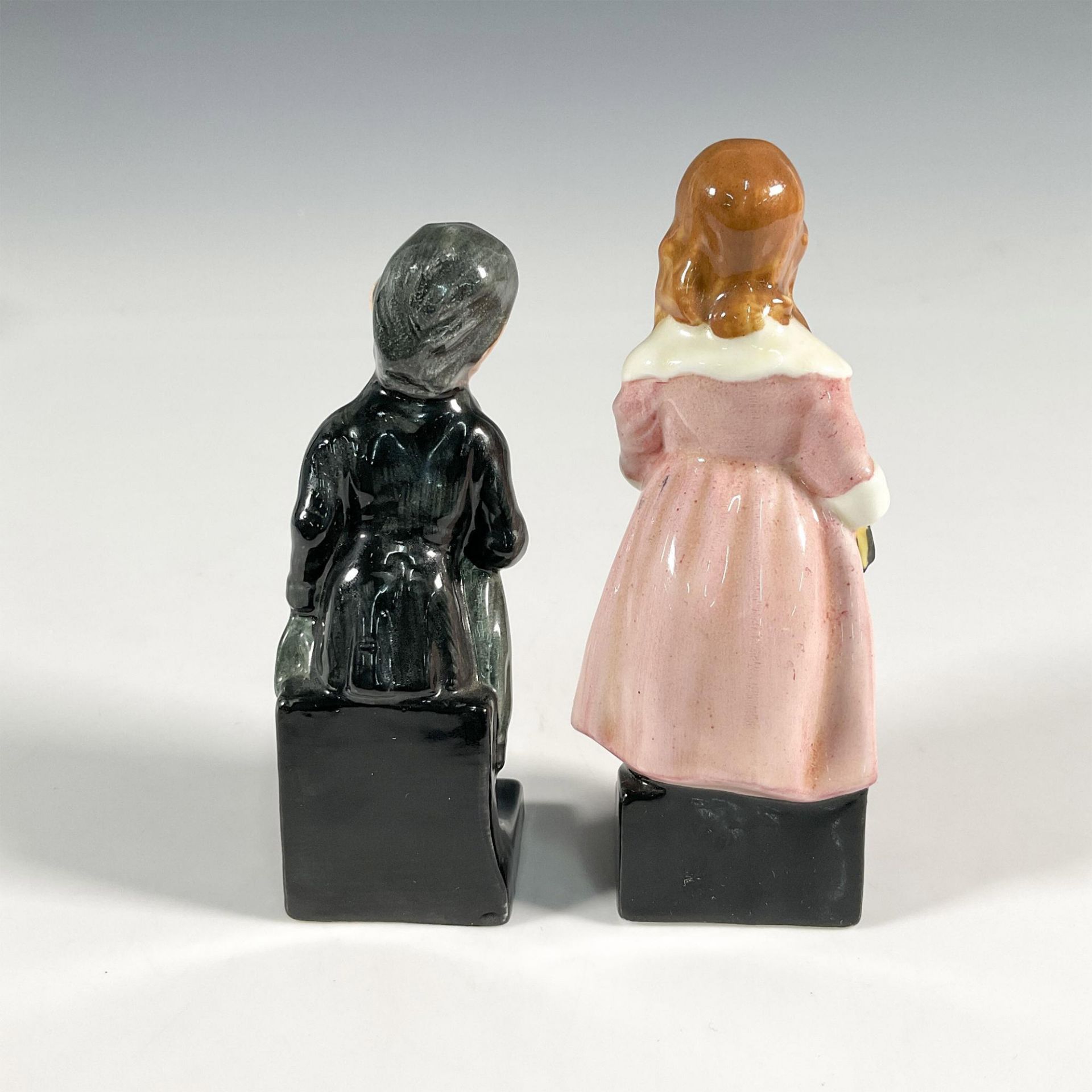 2pc Royal Doulton Figurines, Little Nell & Stiggins - Bild 2 aus 3