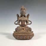 Tibetan Iron Bodhisattva Statue