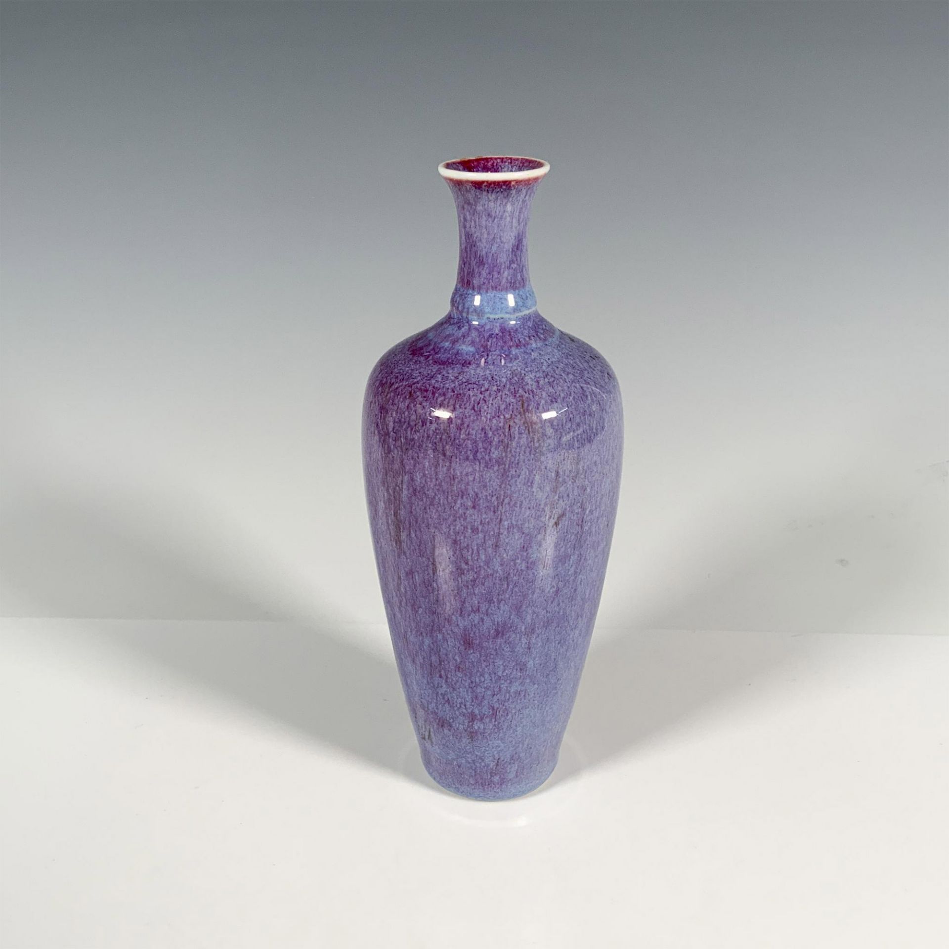 Chinese Qing Dynasty Flambe Bud Vase - Bild 2 aus 3