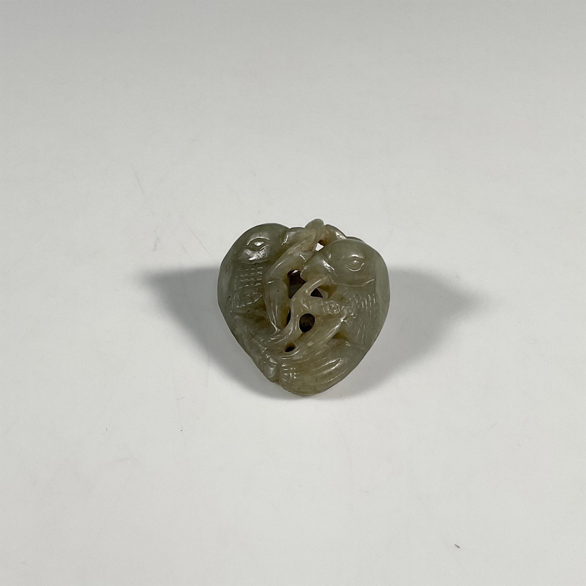 Chinese Qing Dynasty Jade Bird Pendent - Image 3 of 3